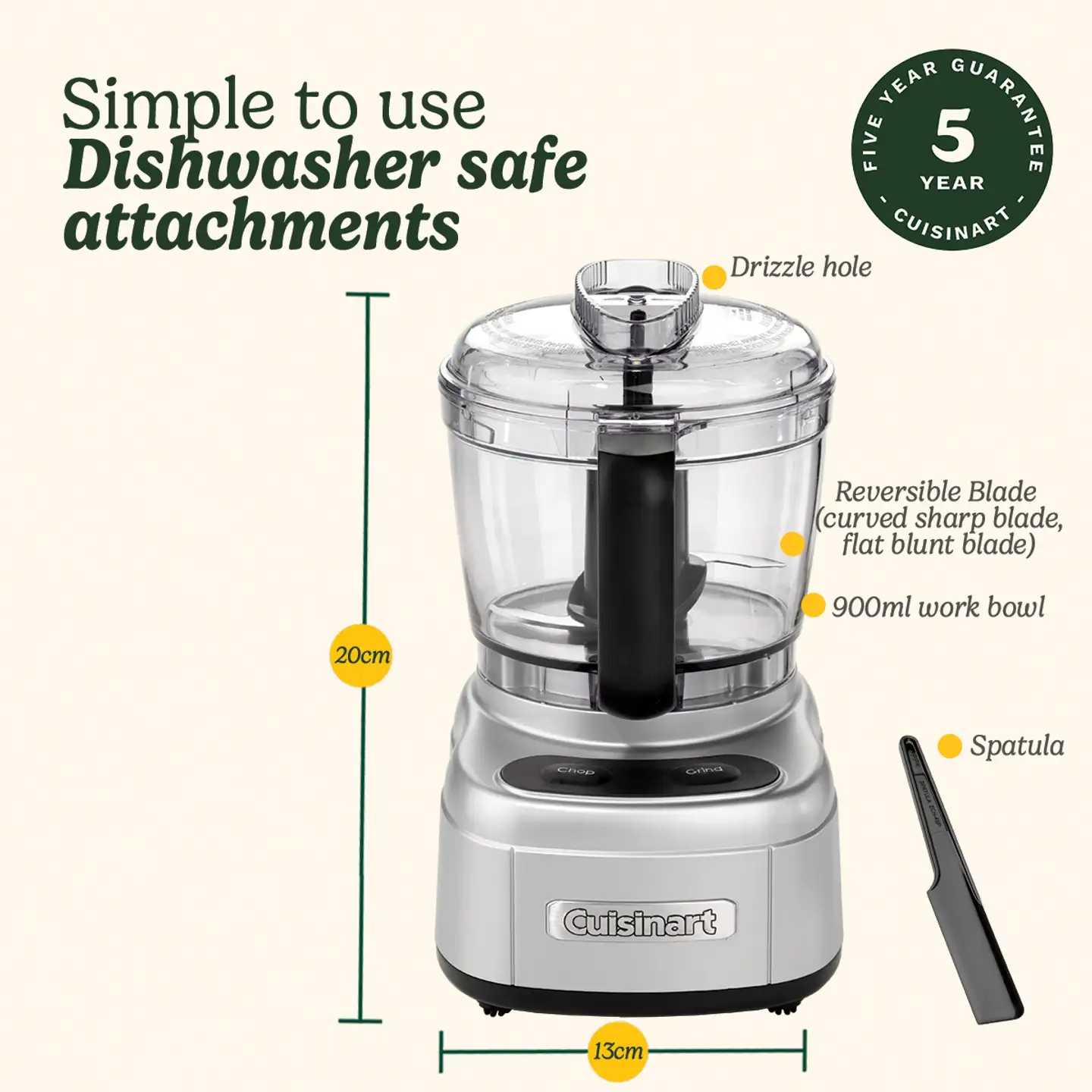 Cuisinart minisilppuri ECH4E - 2