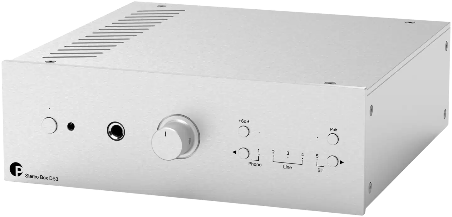 Pro-Ject Stereovahvistin Stereo Box DS3 hopea - 1