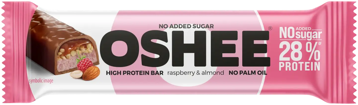 OSHEE Protein Bar Raspberry-Almond 47g