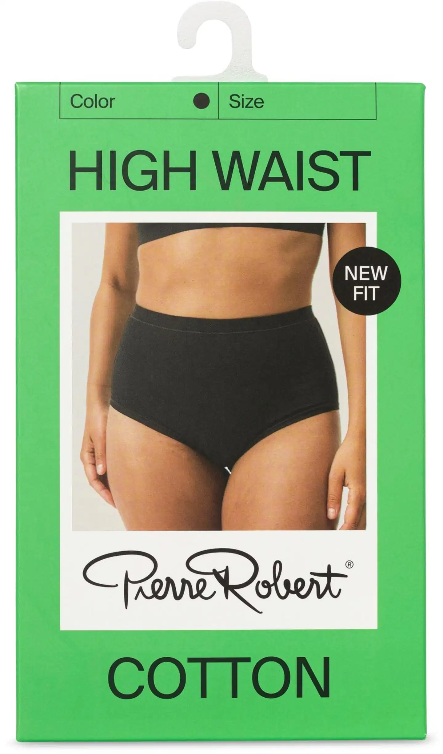Pierre Robert naisten high waist alushousut HU65 - Black - 3