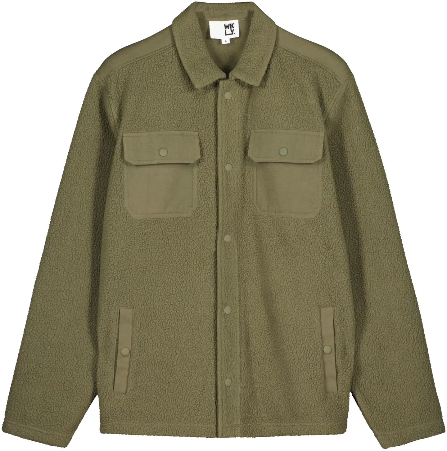 WKLY. miesten paitatakki sherpa 194W382525 - Khaki green - 1
