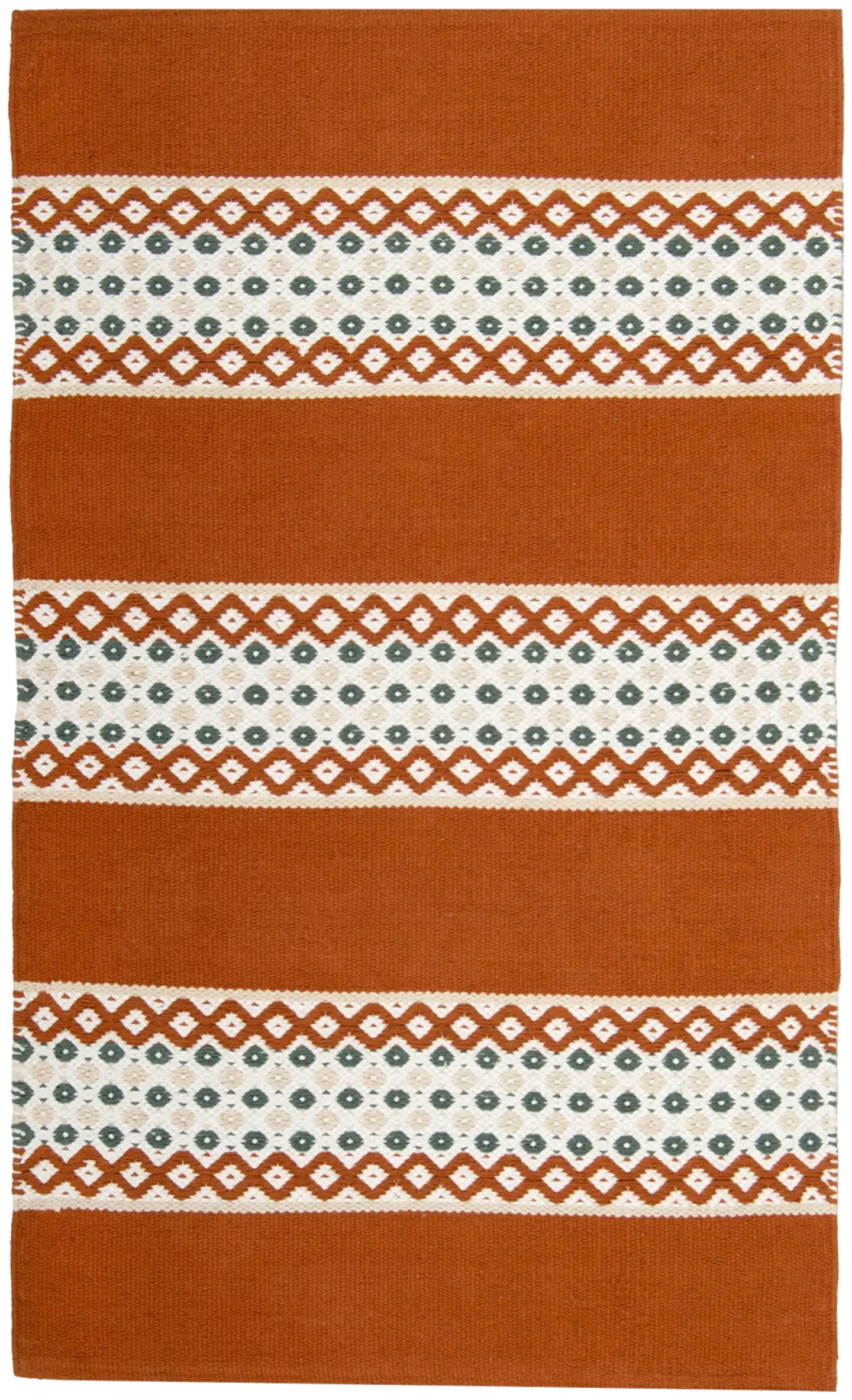 ihankotona puuvillamatto Helka 80x200 cm terra - 1