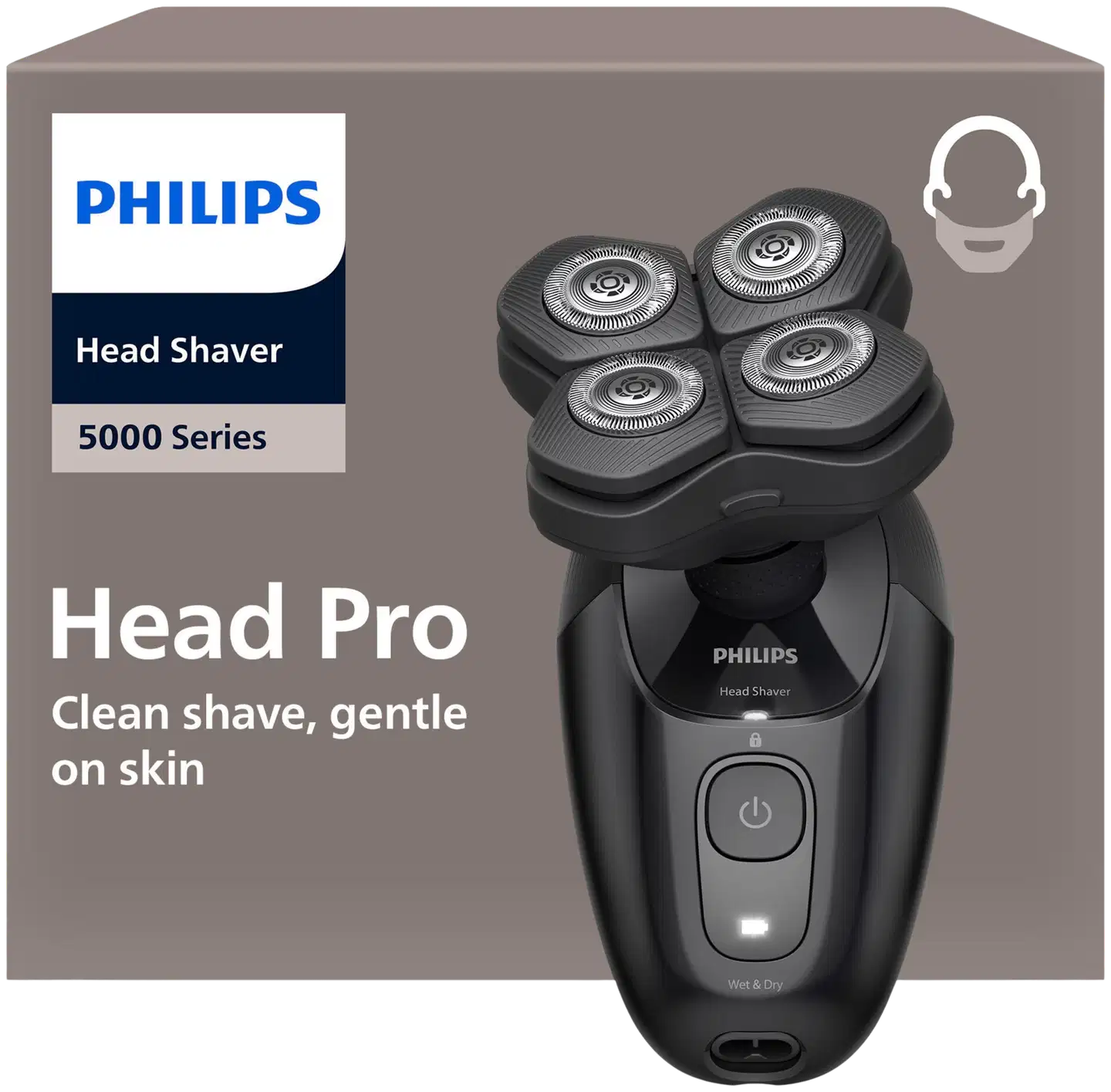 Philips Head Shaver Pro 5000 serie HS5980/15 sähköinen päänajokone - 1