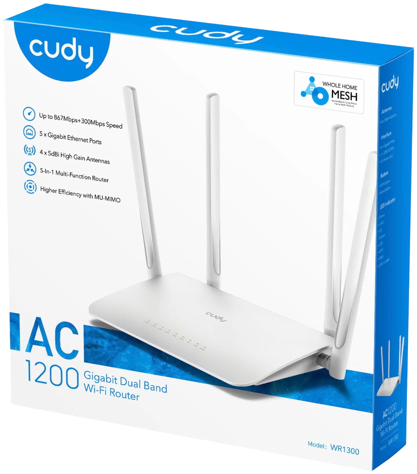 Cudy WiFi-reititin WR1300 - 2
