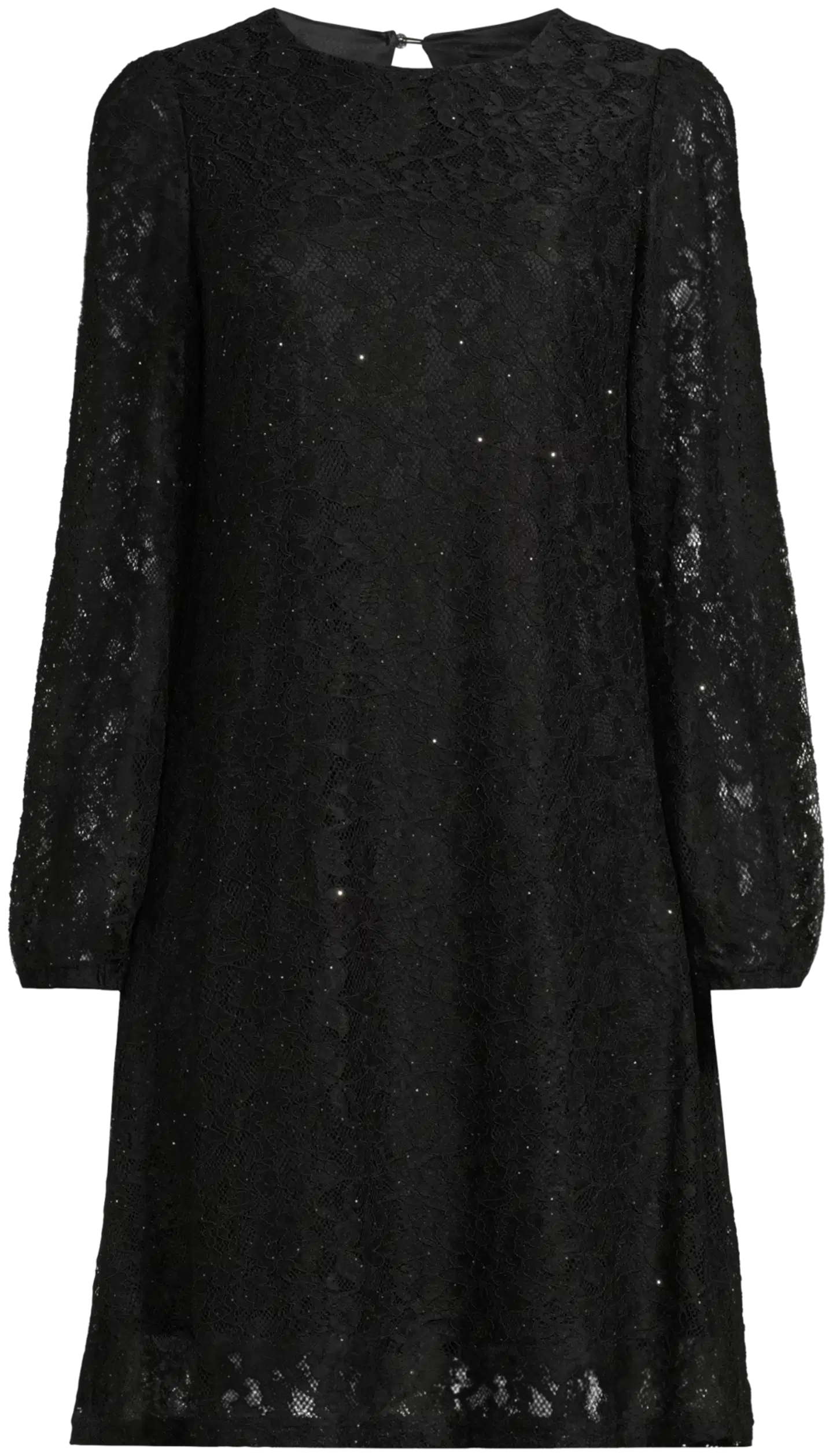 London Fog naisten pitsimekko 218L264022 - black - 2