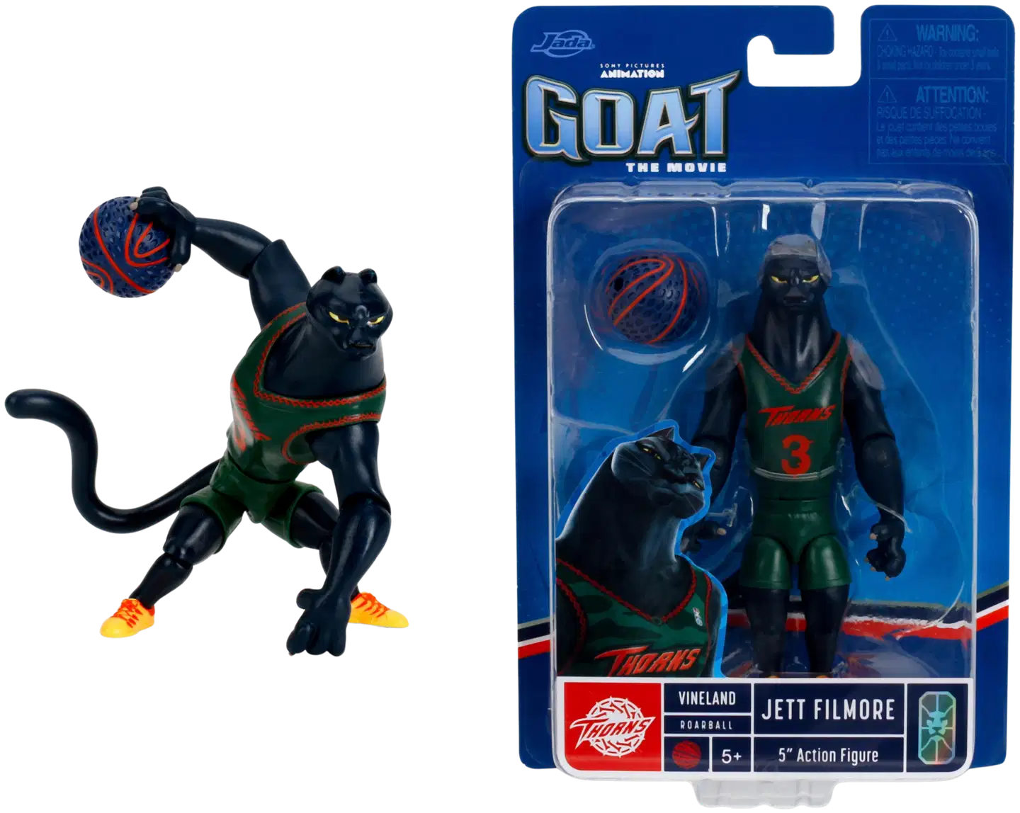 Jada GOAT Jett, nivelletty keräilyhahmo, 13 cm - 1