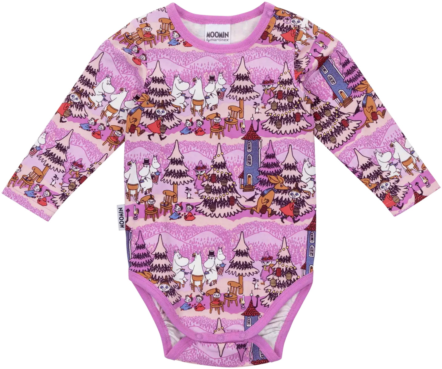 Moomin by Martinex vauvojen body Pihajuhla 589968 - Pinkki - 1