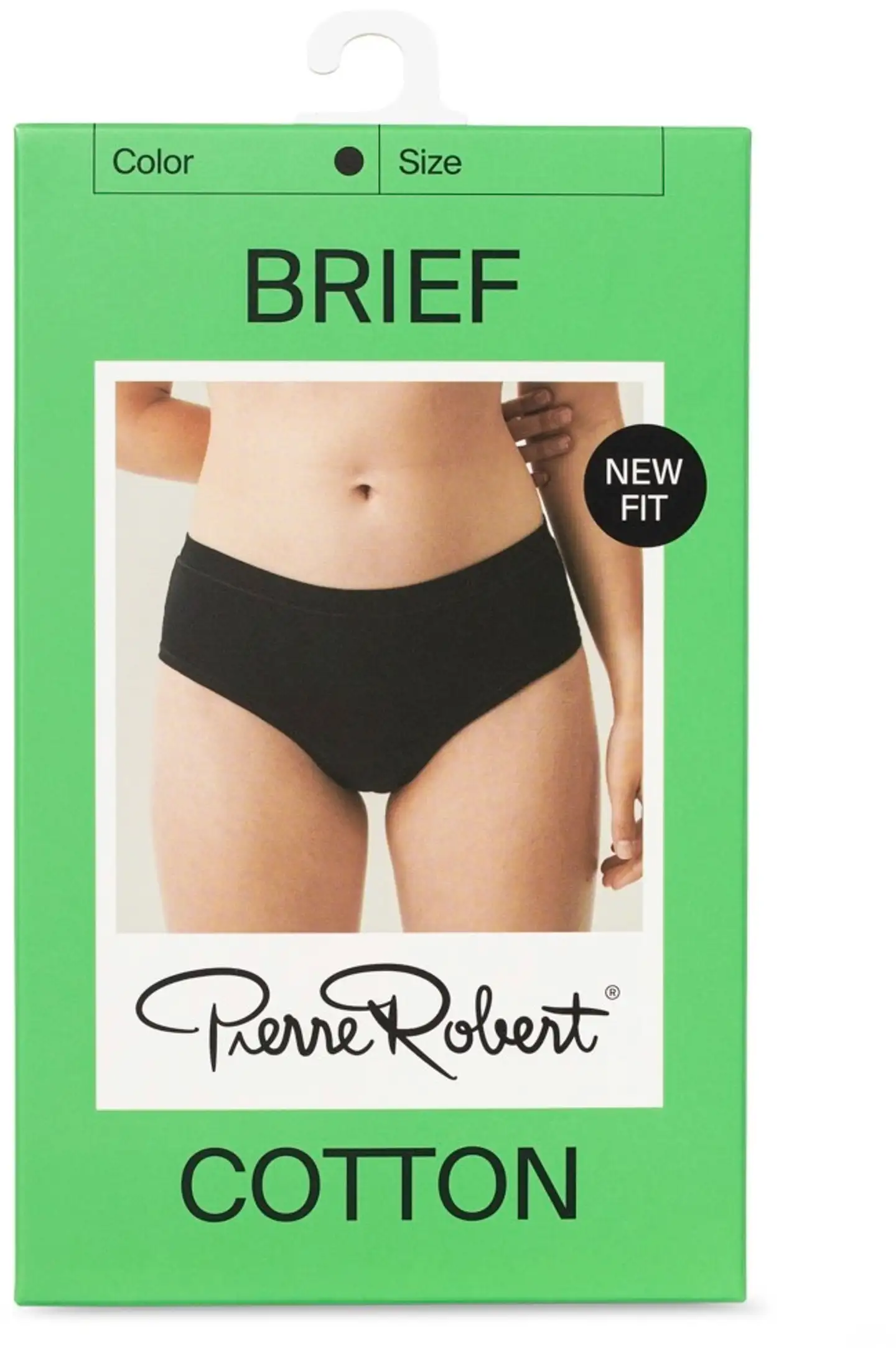 Pierre Robert naisten brief alushousut HU67 - BLACK - 3