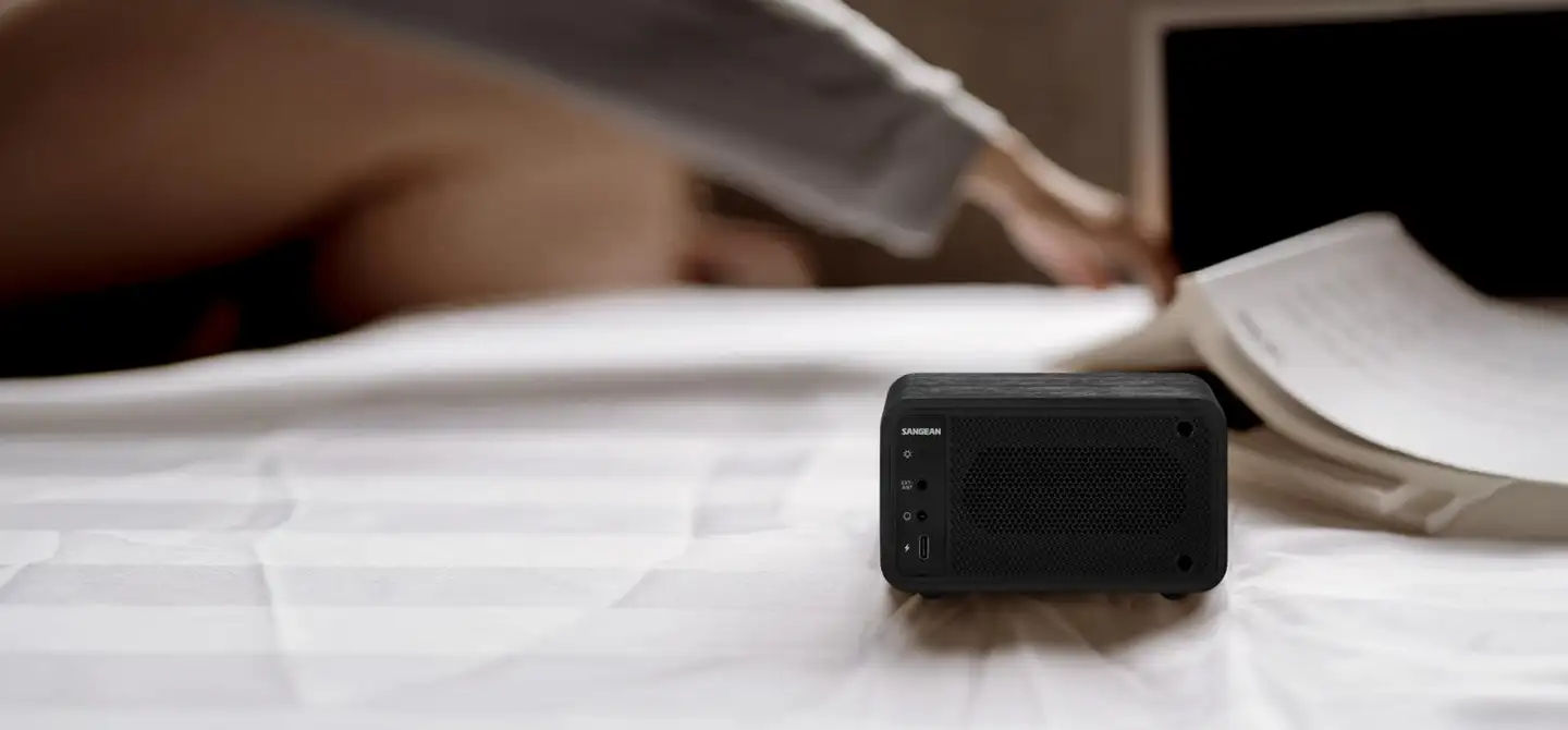 Sangean WR-8 Bluetooth pöytäradio, tumma tammi - 8