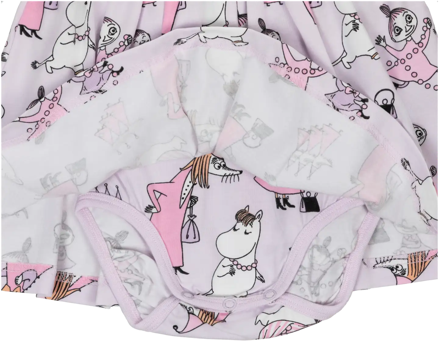 Muumi vauvojen bodymekko Helmileikki 591037 - liila - 3