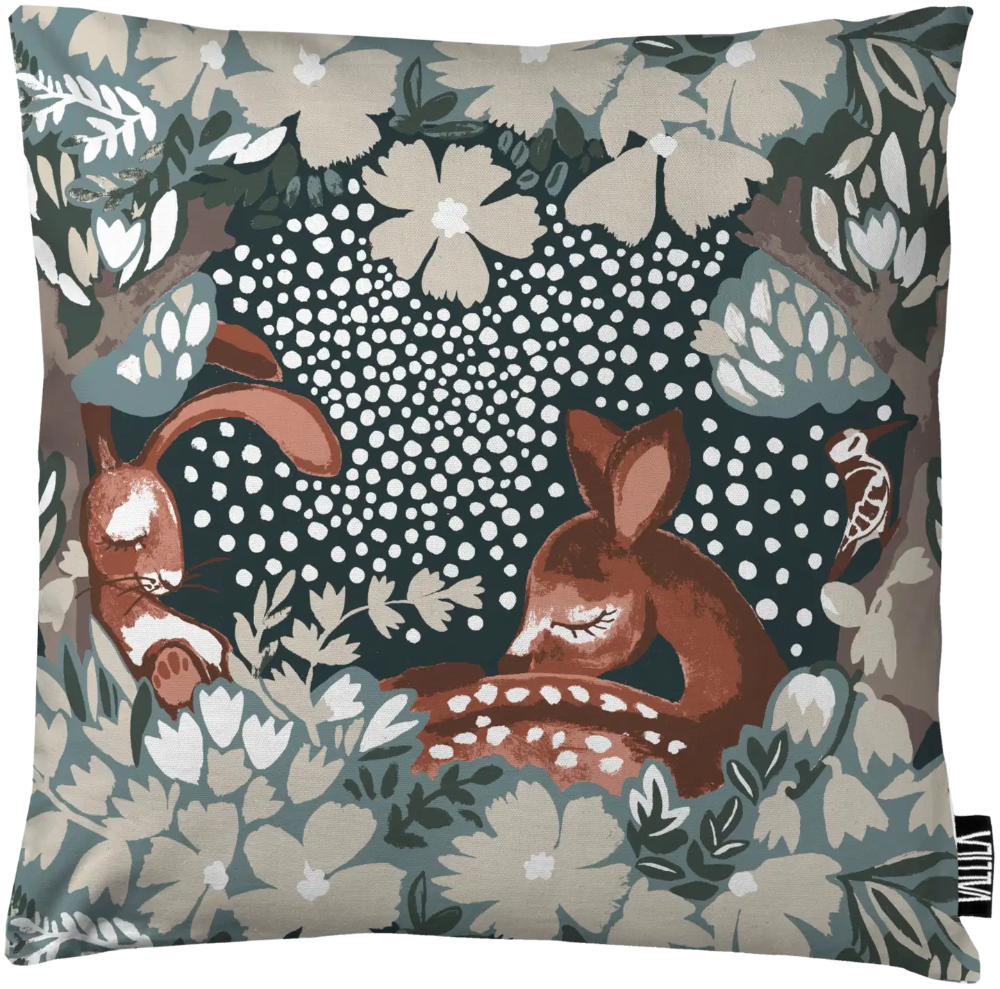 Vallila koristetyynypäällinen Nokosilla 43x43 cm sinivihreä