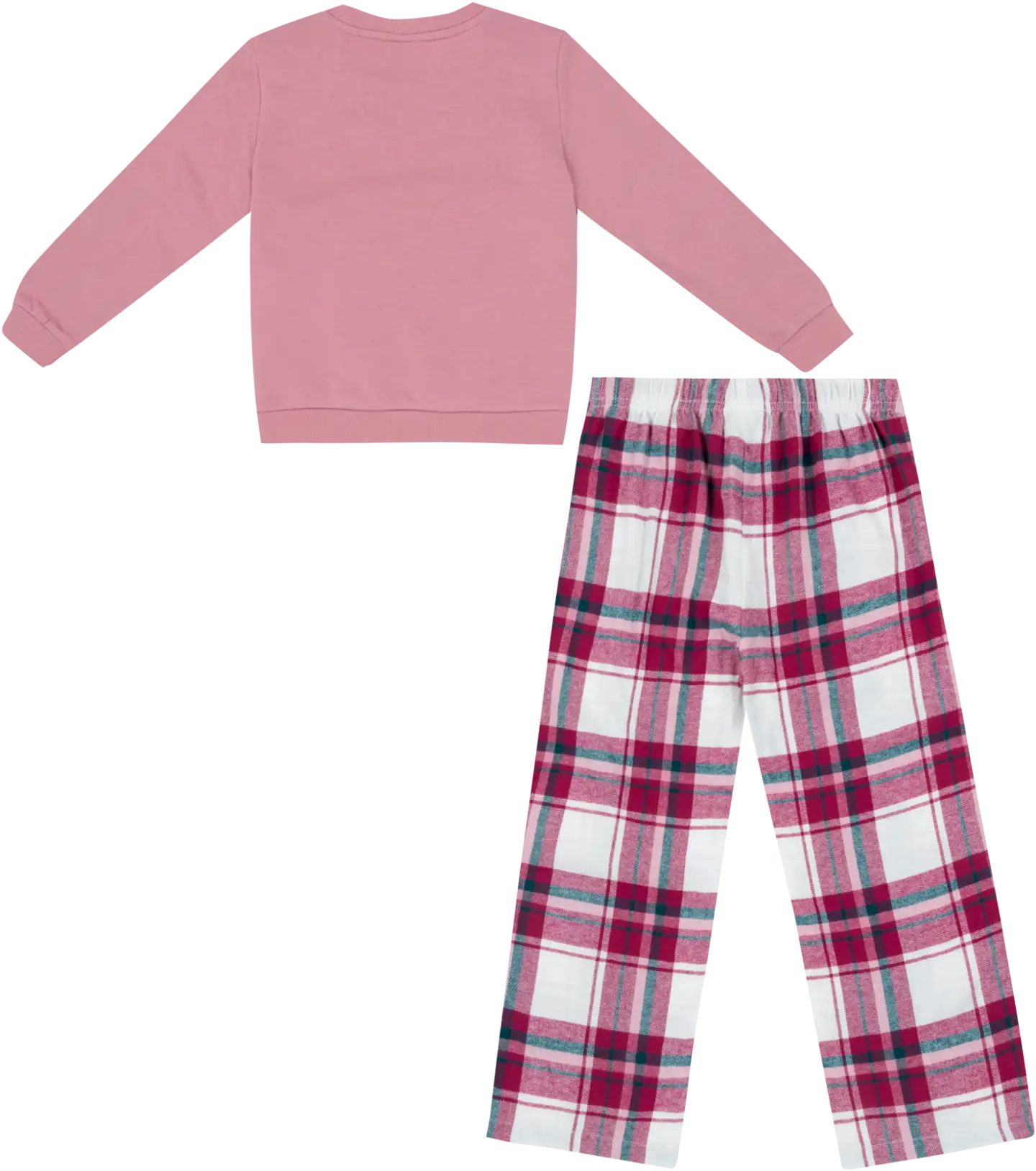 House lasten flanellipyjama 232H382505 - Mauve - 2