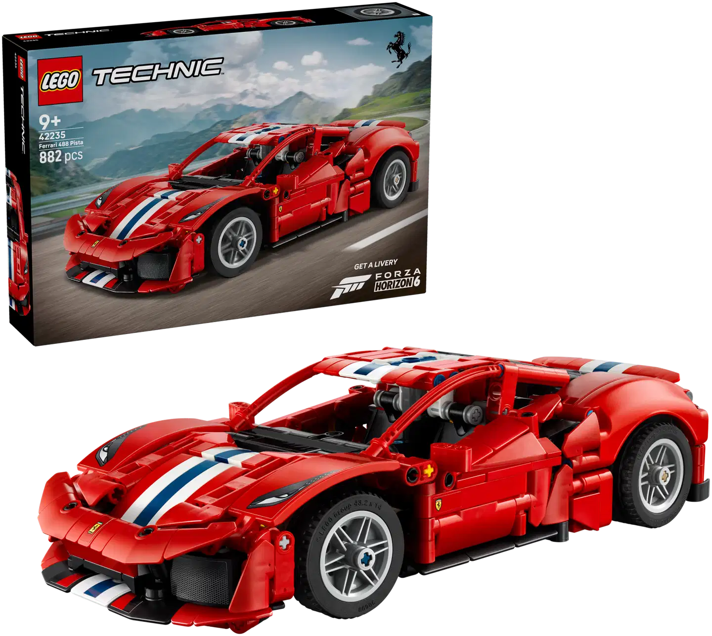 LEGO® Technic 42235 Ferrari 488 PISTA ‑auto - 1