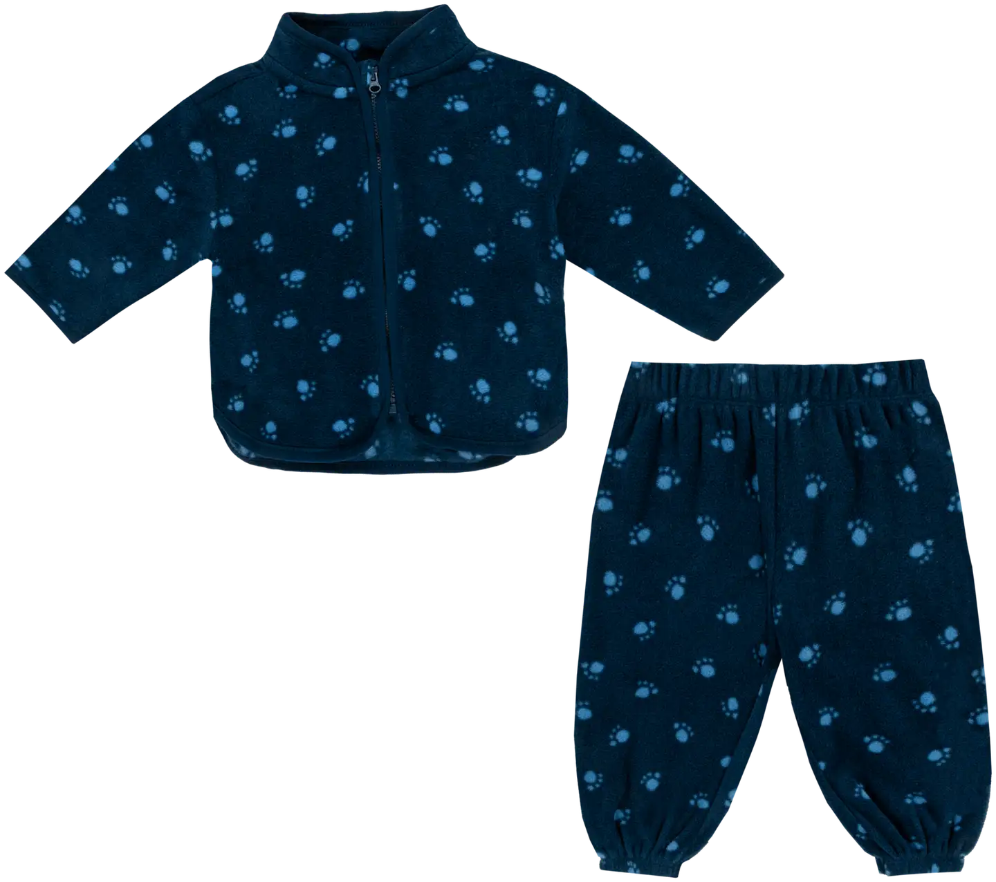 TEX vauvojen fleecepuku tassukuviolla I990840 - Ocean - 1