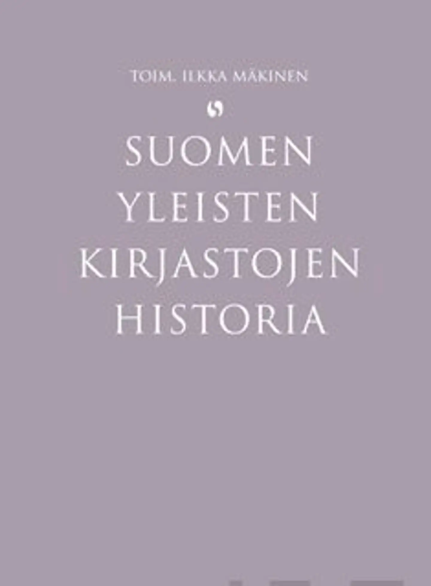 Suomen yleisten kirjastojen historia