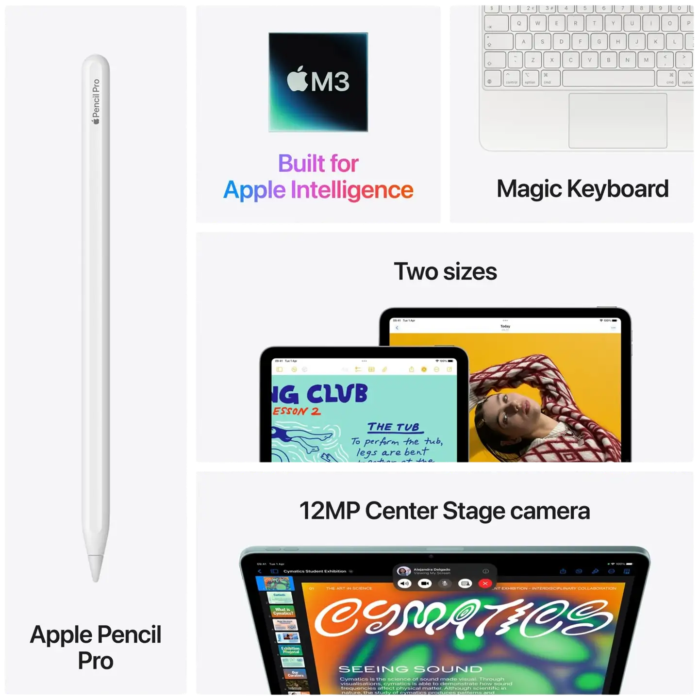 Apple iPad Air 11 wifi 512GB tähtivalkea - MCAA4KN/A - 9