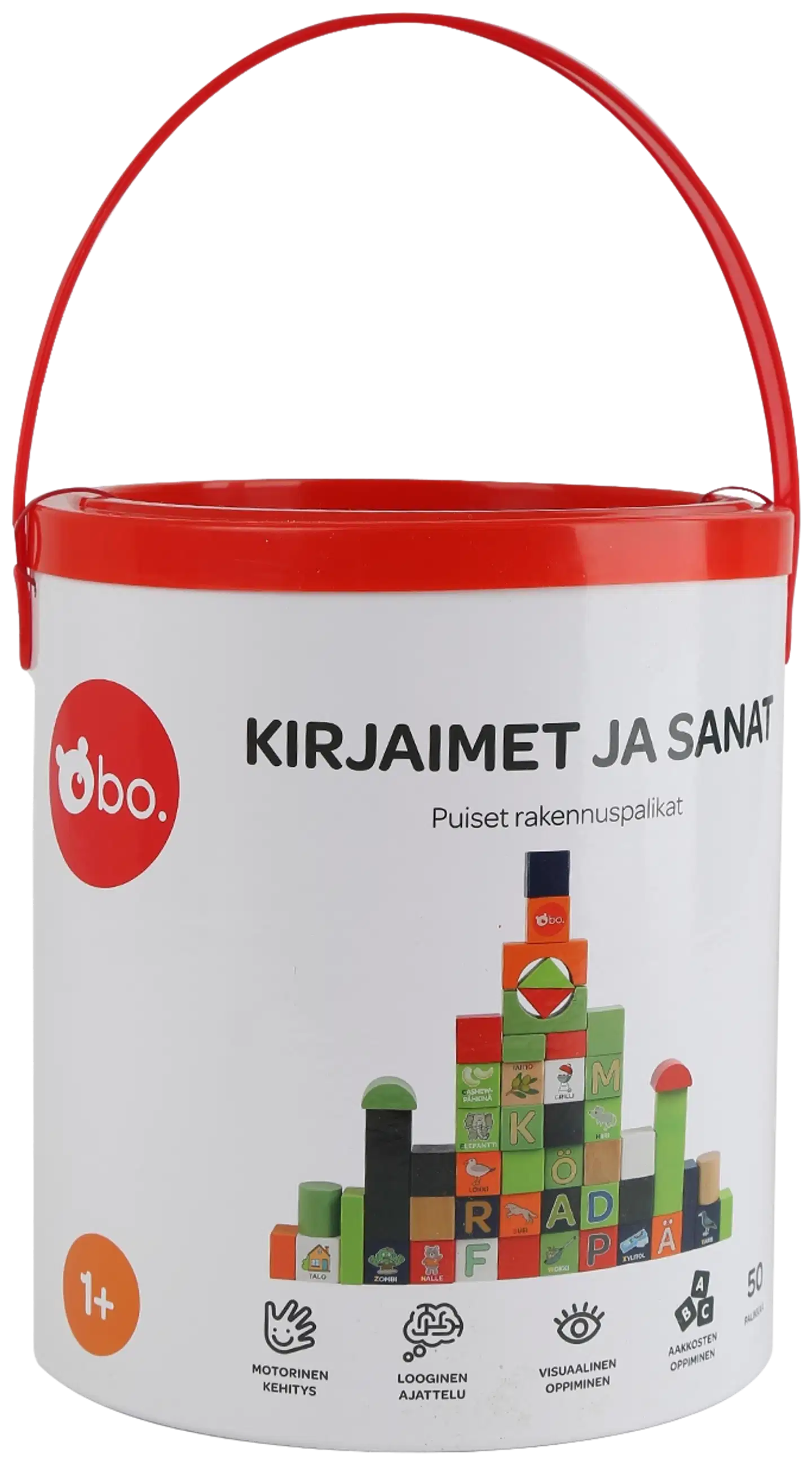 bo. puiset palikat Aakkoset ja sanat, suomenkielinen - 1