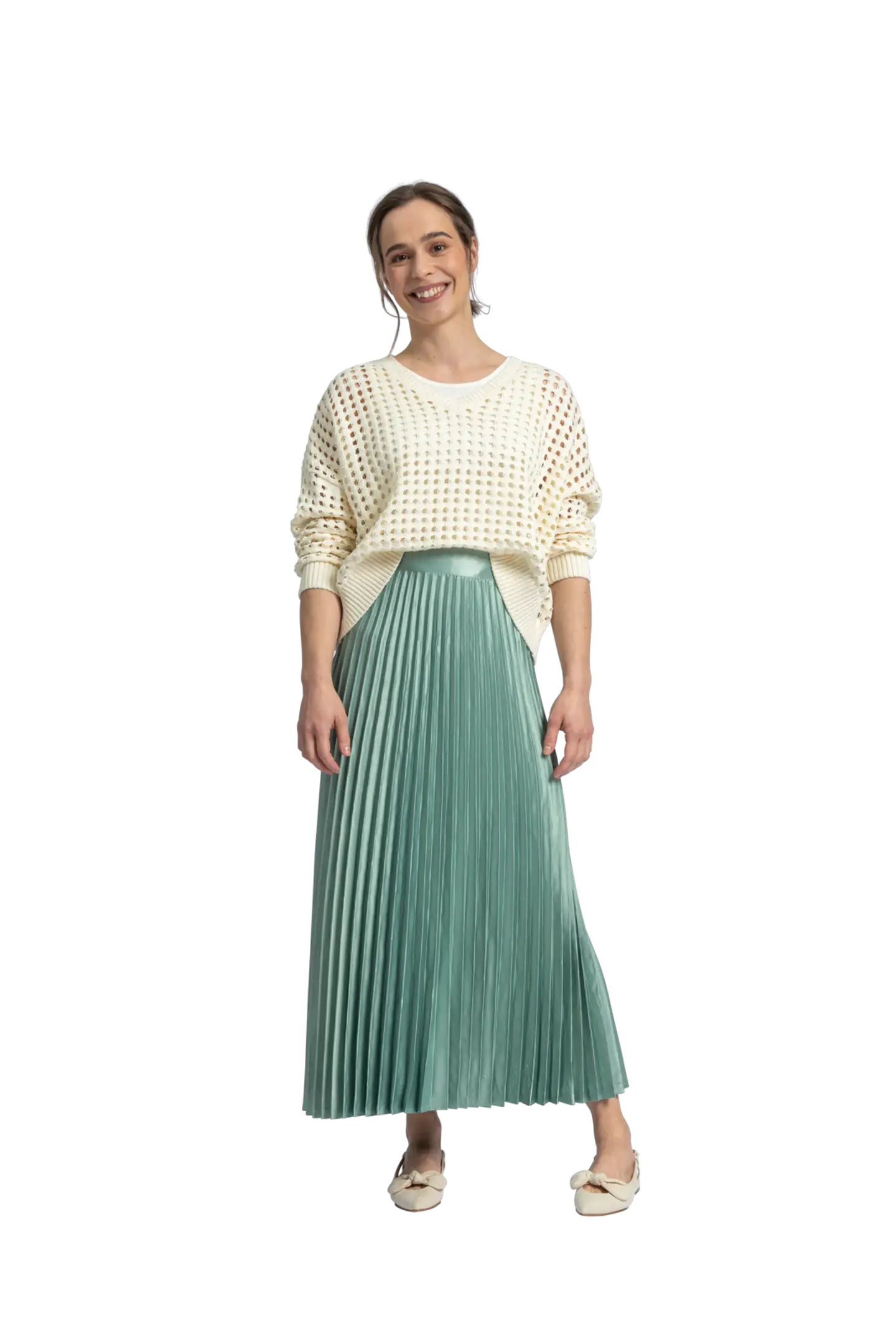 London Fog naisten vekkihame 221L162514 - Iceberg Green - 3