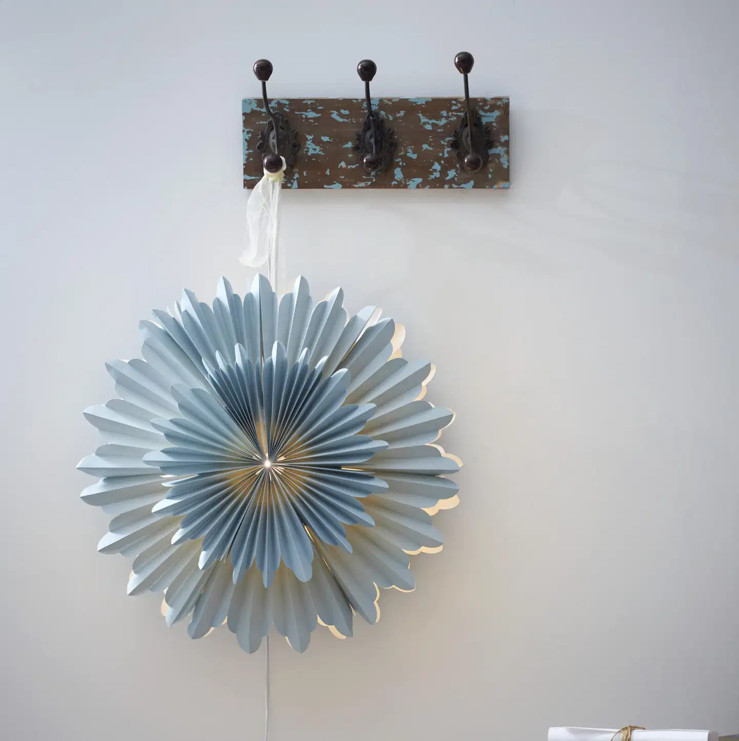 Star Trading Paperitähti Crystal 50 cm, sininen - 4