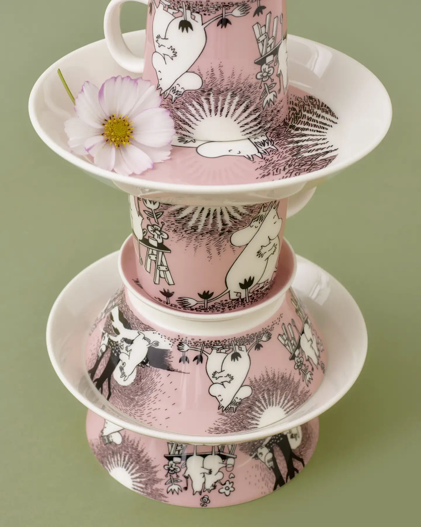 Moomin Arabia Muumi kulho 15cm Sydänystävät - 3