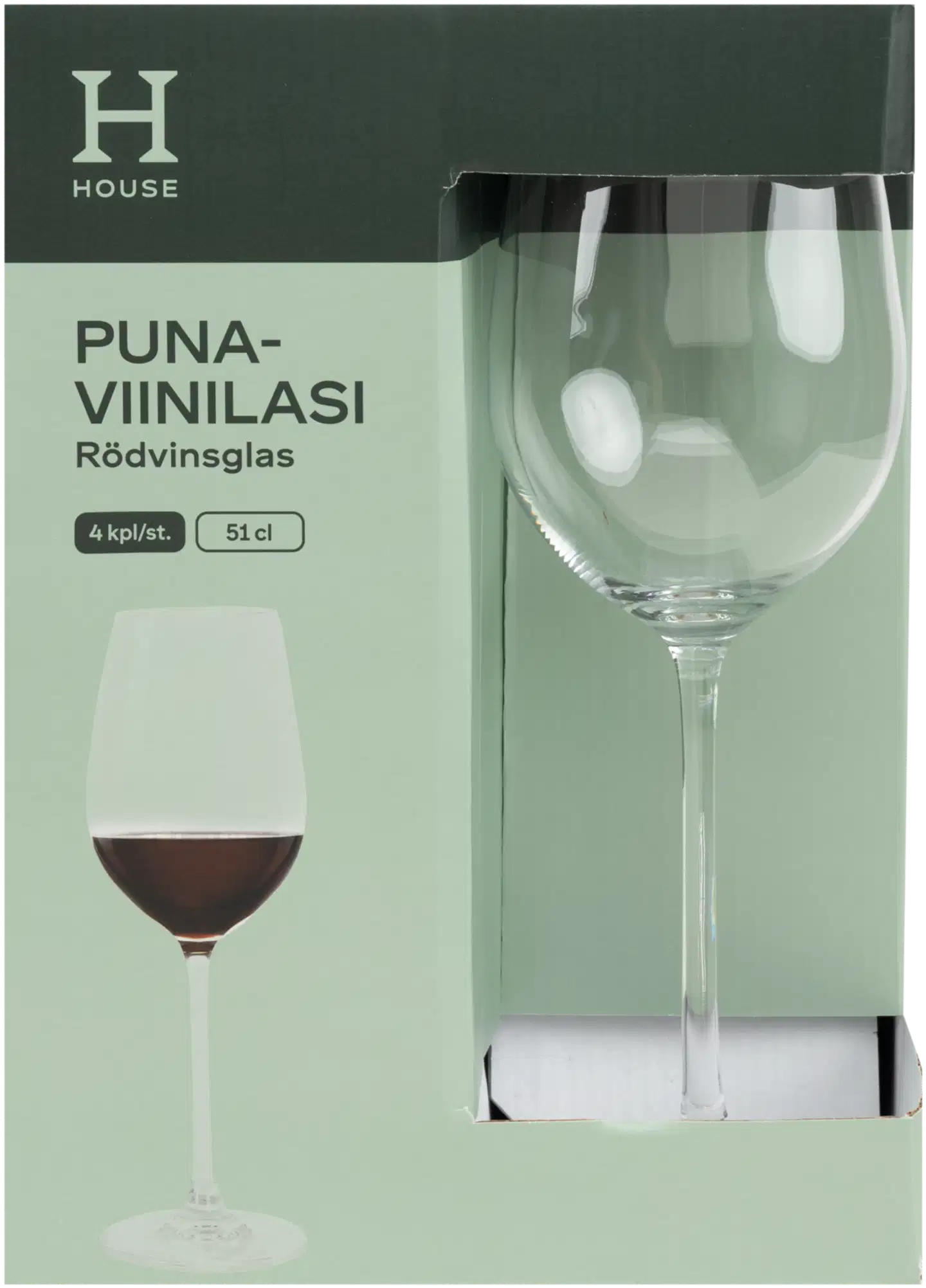 House punaviinilasi Prima 50 cl 4-pack - 3