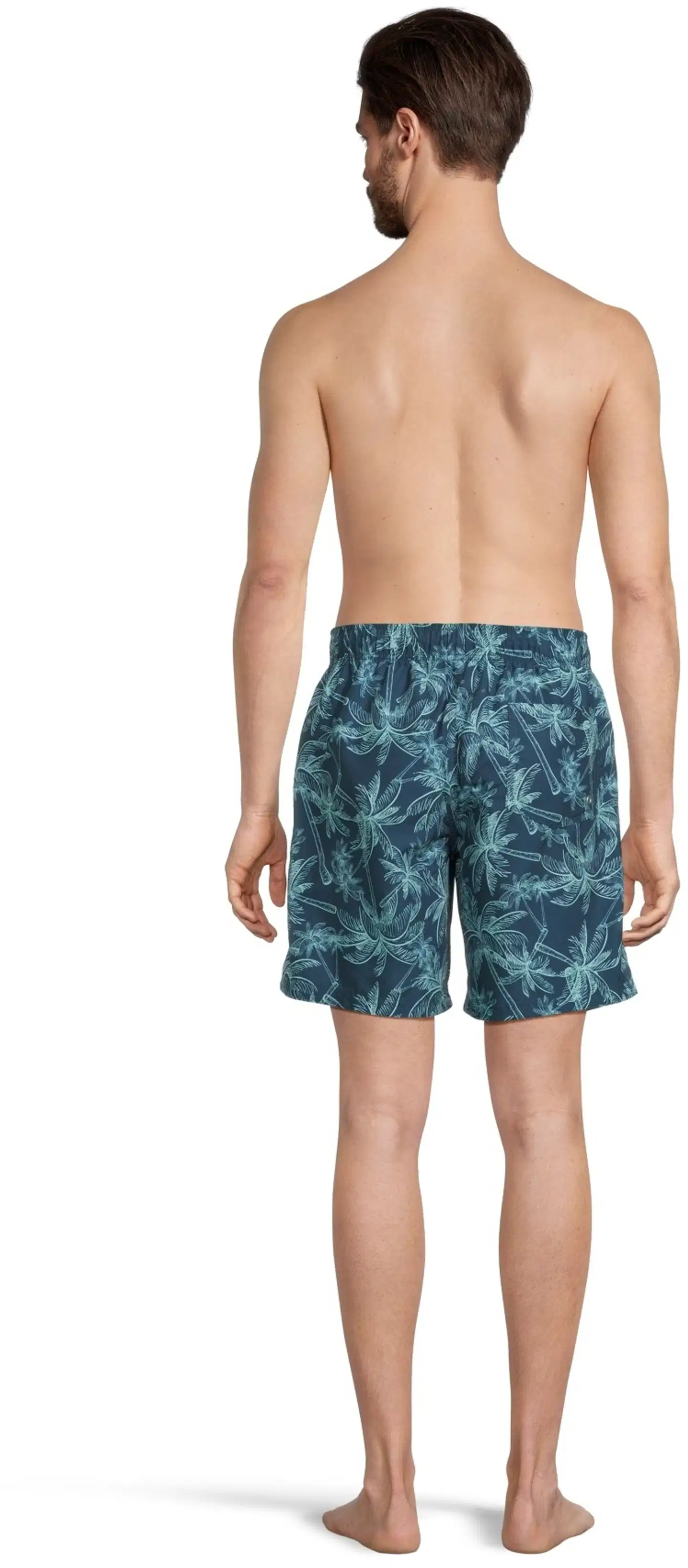 House miesten uimashortsit palmu 192H042611 - blue print - 3