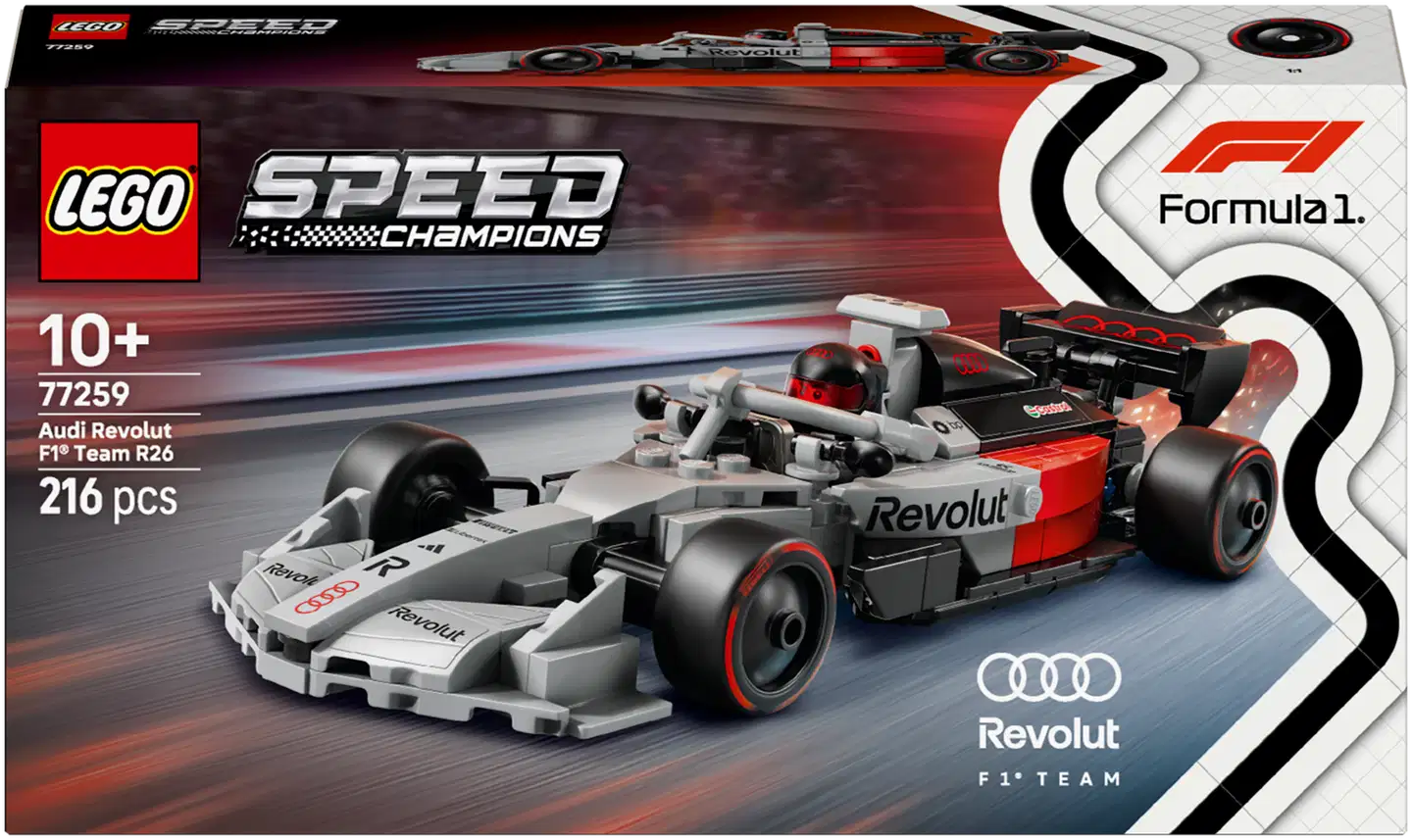 LEGO® Speed Champions 77259 Audi Revolut F1® Team R26 ‑kilpa-auto - 3