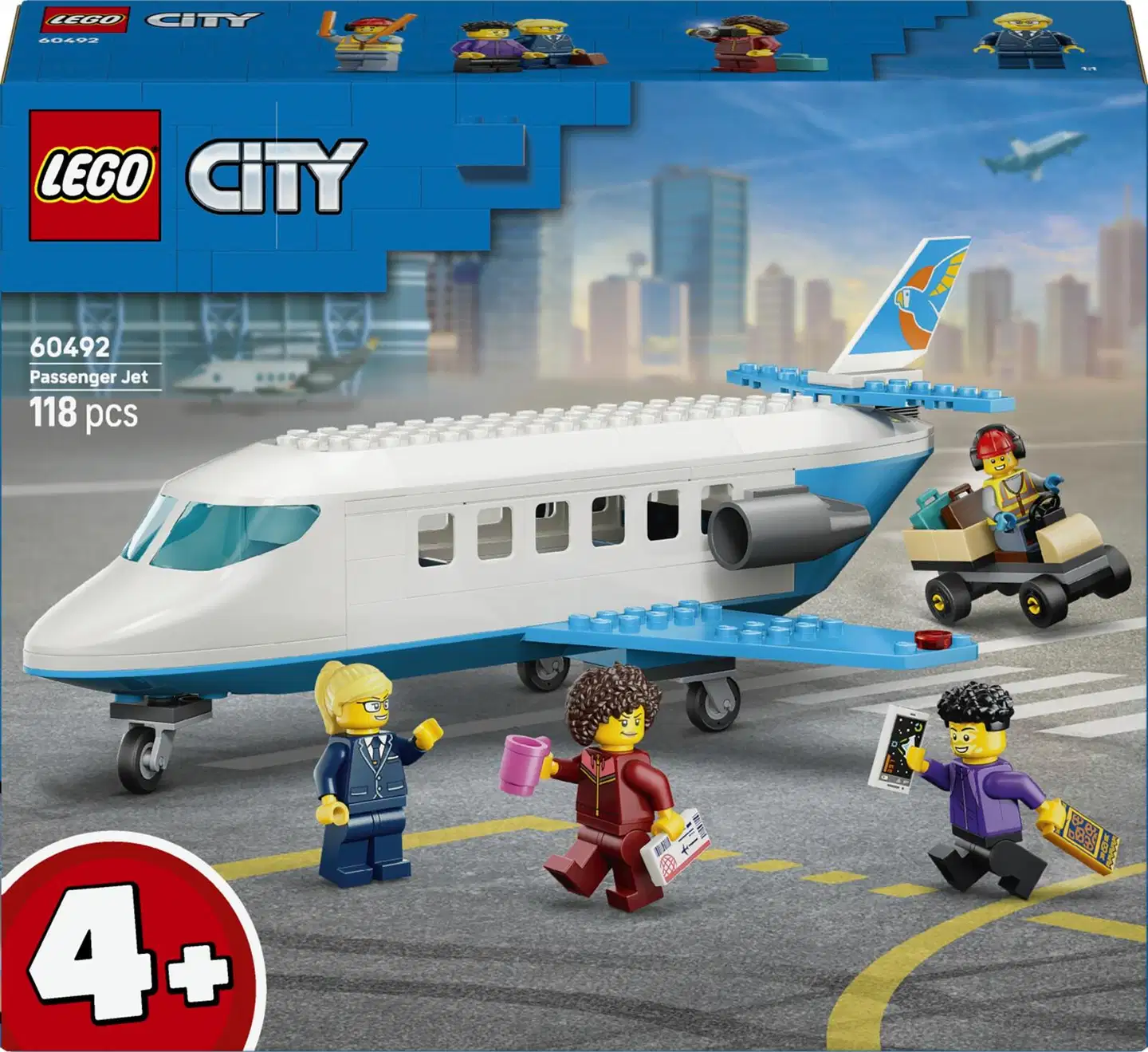 LEGO® City Great Vehicles 60492 Suihkumatkustajakone - 3