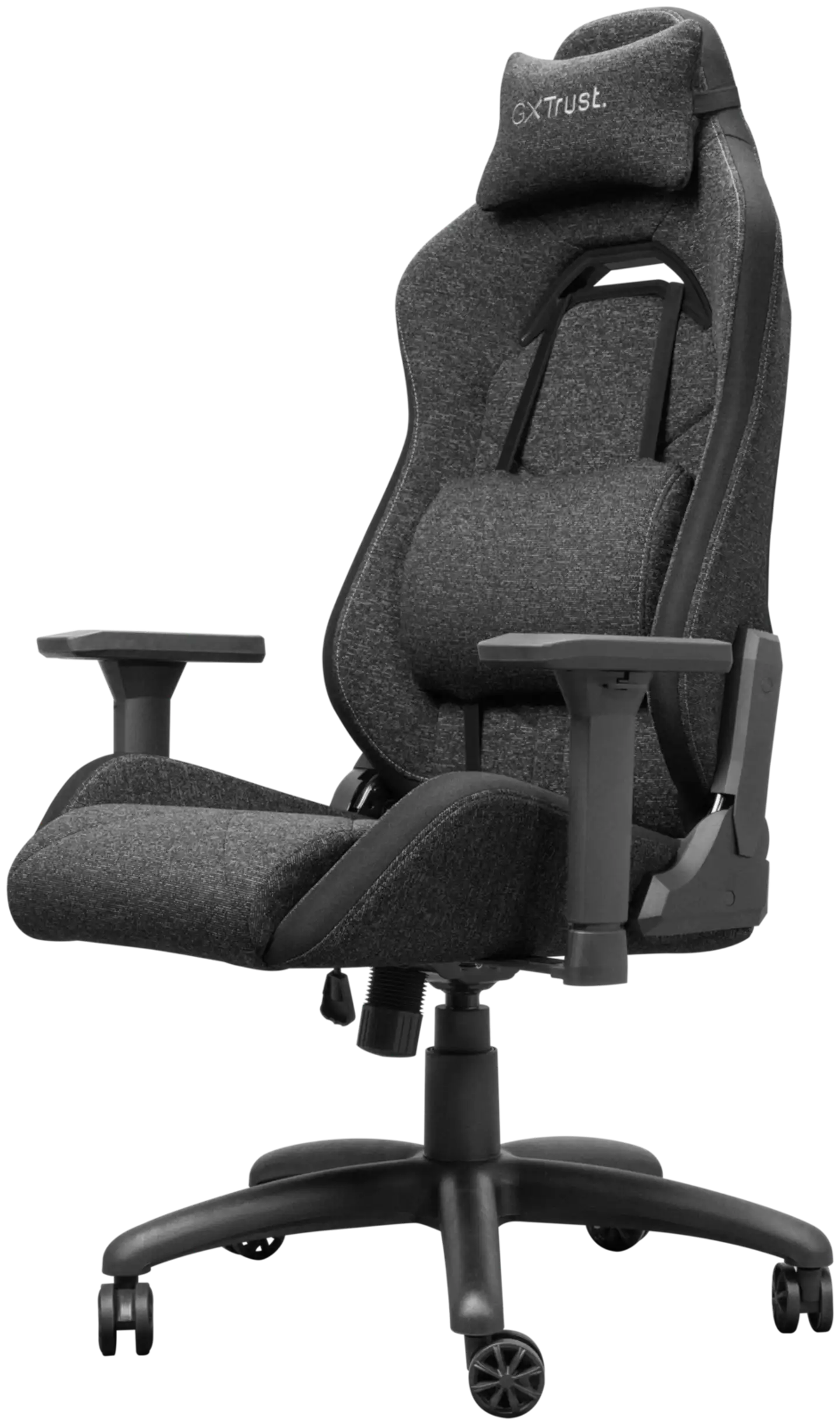 Trust Kangaspäällysteinen pelituoli GXT 723 Ruya harmaa - 3