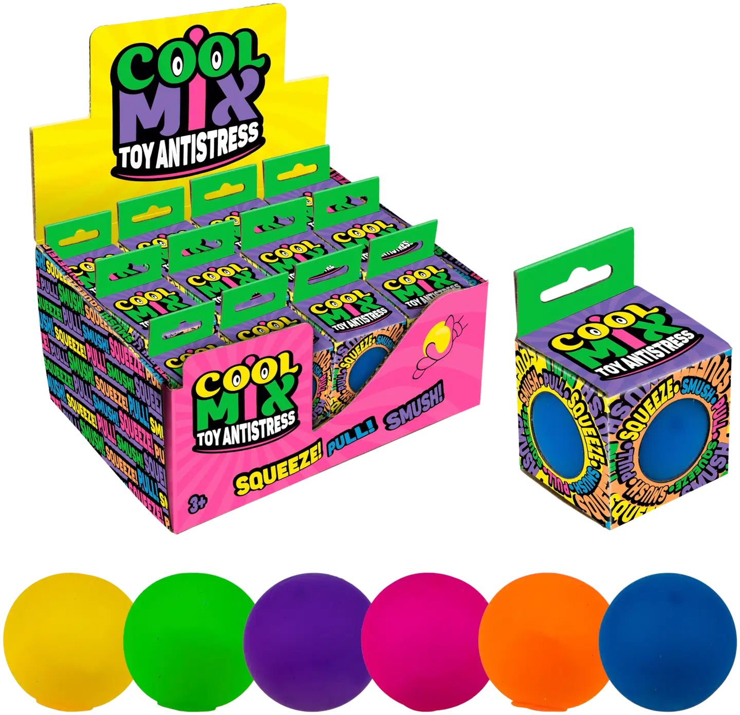 Cool Mix Antistress ball 4 cm
