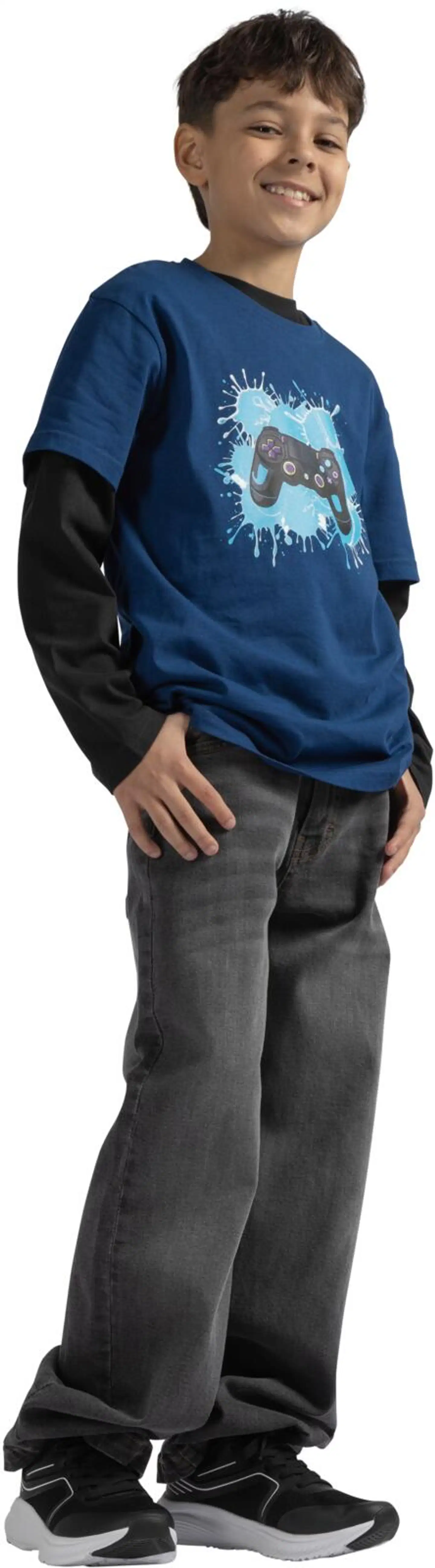 House lasten farkut 23PH342613 - Grey denim - 8