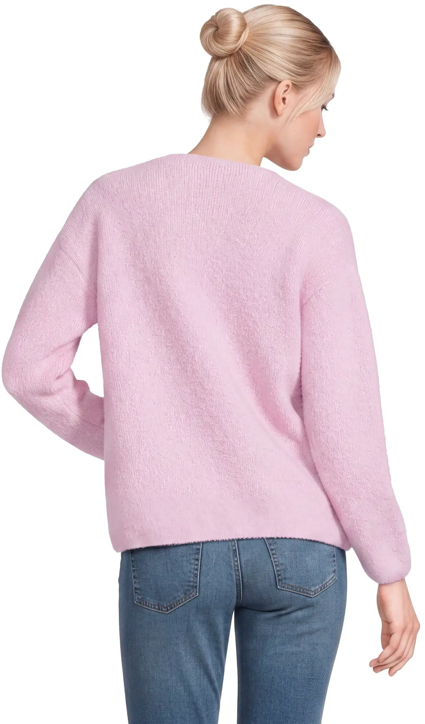 London Fog naisten neuletakki villasekoitetta 213L264002 - pink - 3