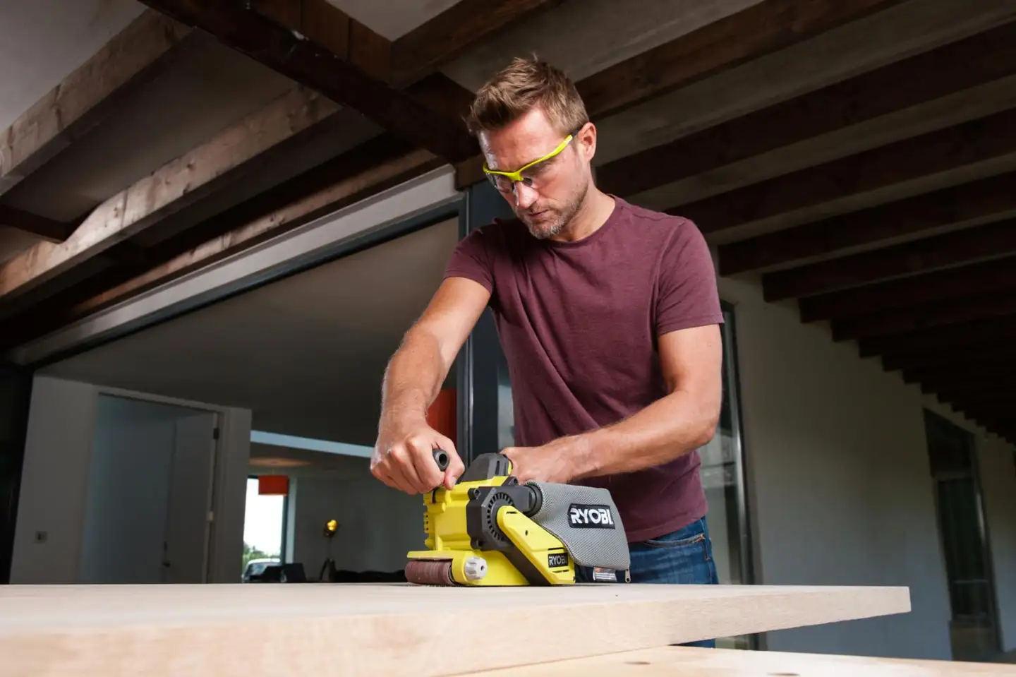 Ryobi 18V nauhahiomakone R18BS-0 - 6