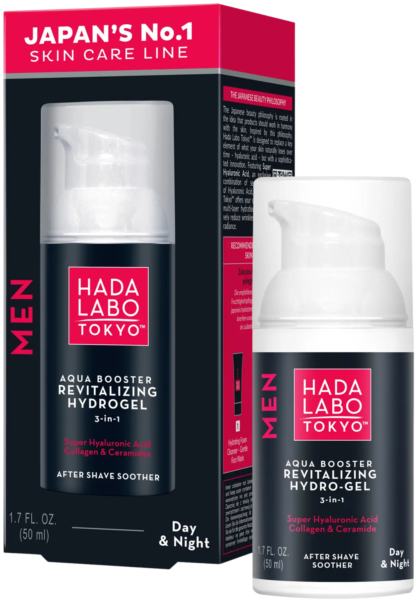 HADA LABO TOKYO MEN Aqua Booster Revitalizing Hydrogel -seerumi50ml - 2