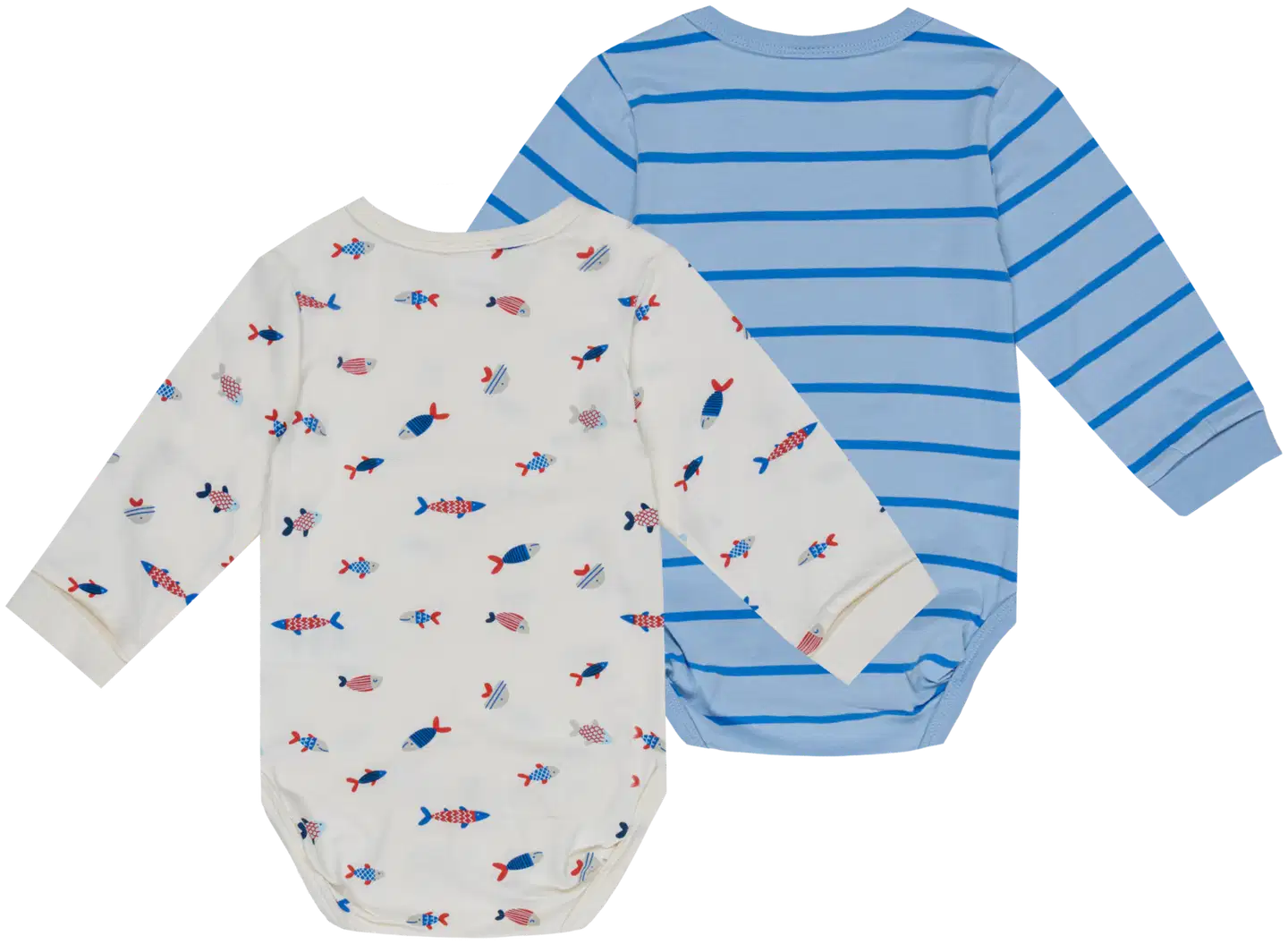 Ciraf vauvojen body Meriseikkailu 250B260440 2-pack - 11-0103tcx egret - 2