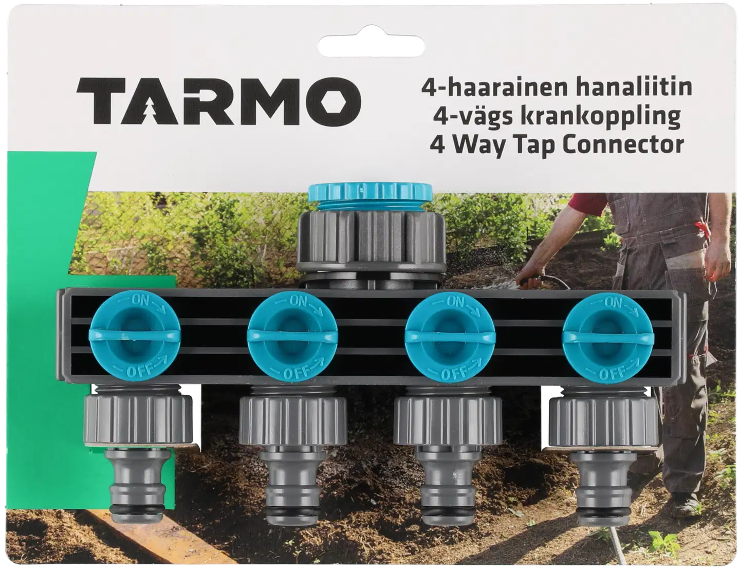 Tarmo 4-Haarainen Hanaliitin 3/4" - 1" - 1
