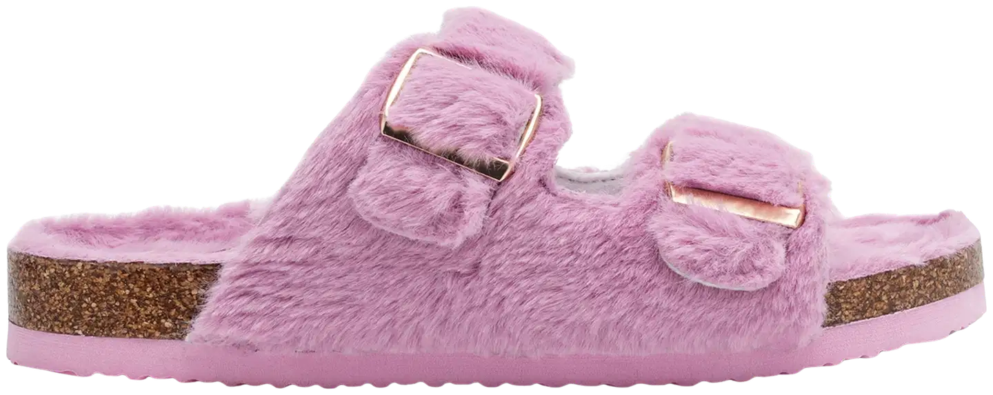 Zoey lasten karvasandaali Eli Fur 343747 - Light pink - 1
