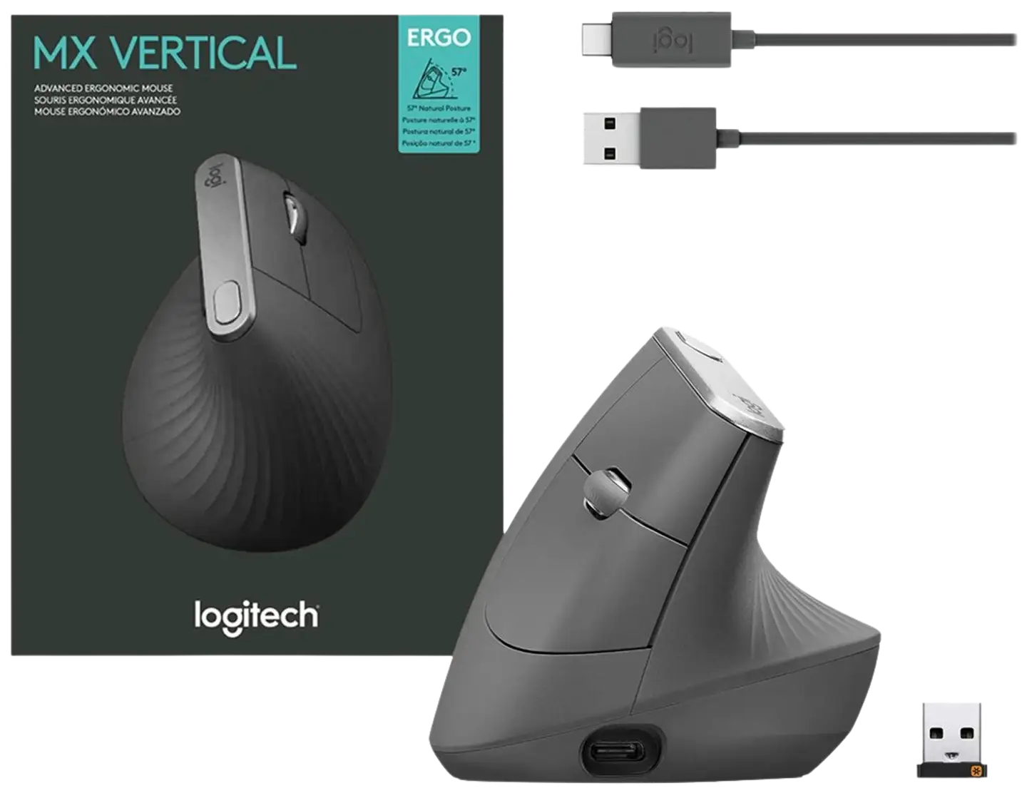 Logitech ergohiiri MX Vertical - 5