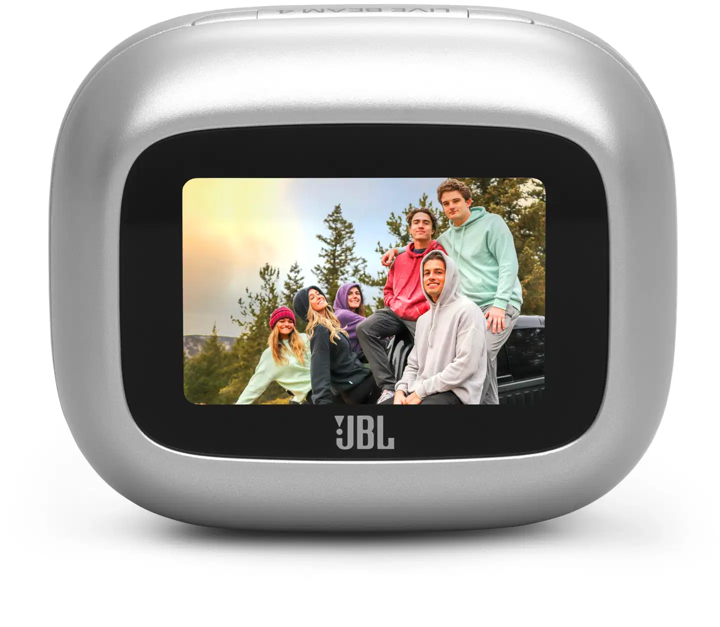 JBL langattomat vastamelunappikuulokkeet Live Beam 4 hopea - 5