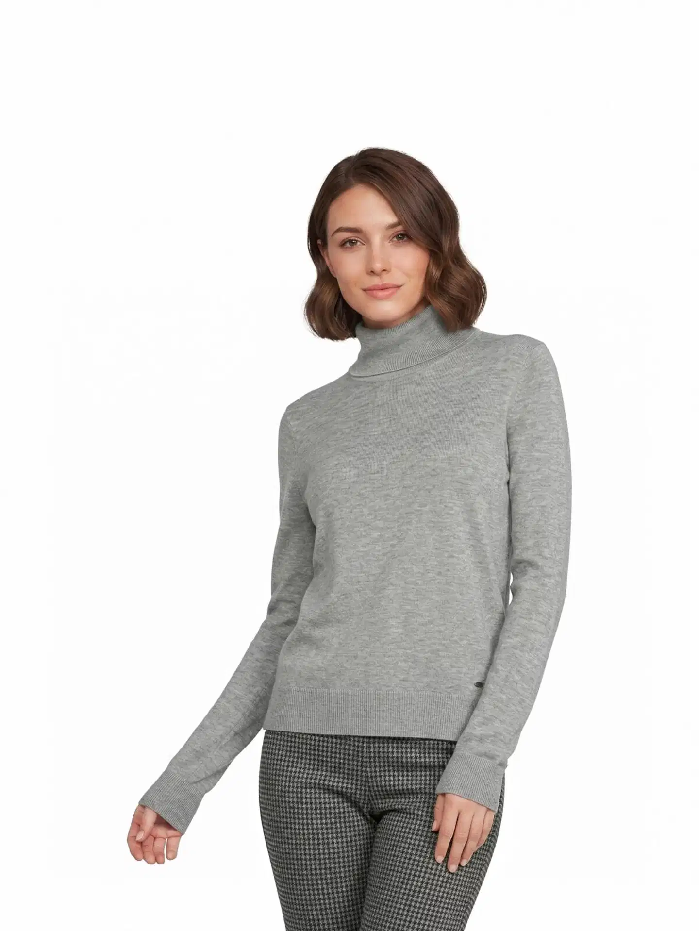 London Fog naisten merinovillapoolo 213L264005 - light grey - 1