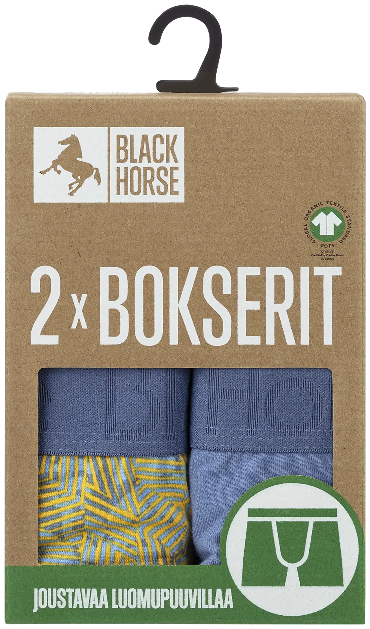 Black Horse 2-pack bokserit - River - 3