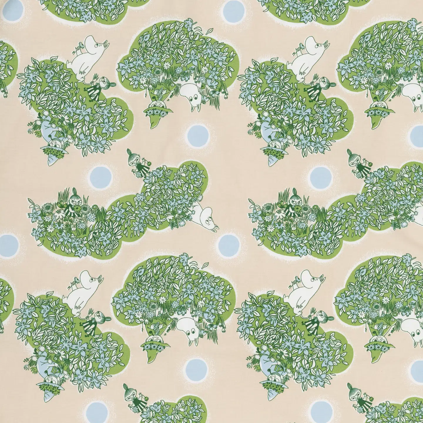 Moomin Arabia Muumi tyynyliina 50x60 Yhdessä aina GOTS - 2