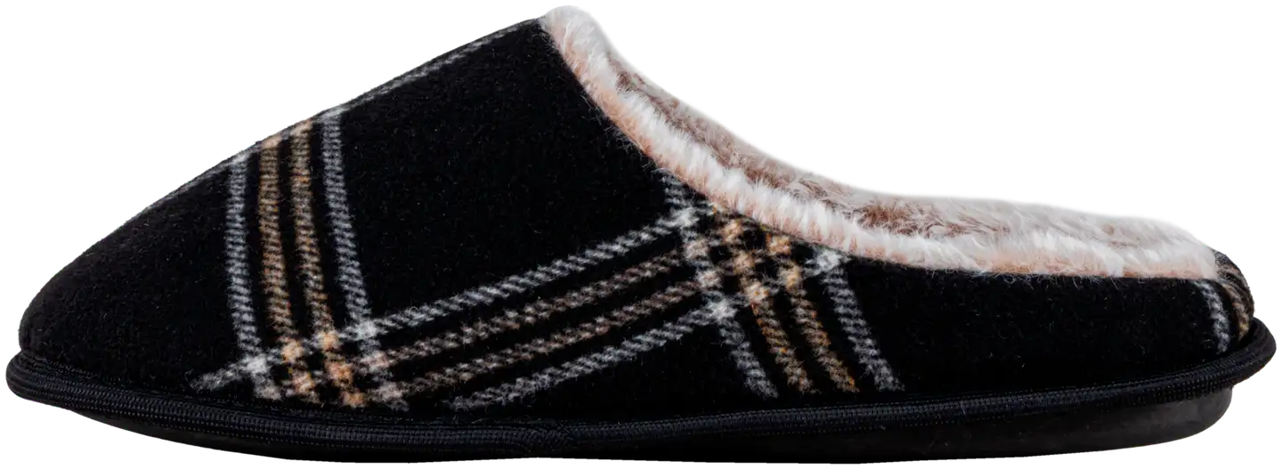 House miesten tossut Checks Black - BLACK - 4