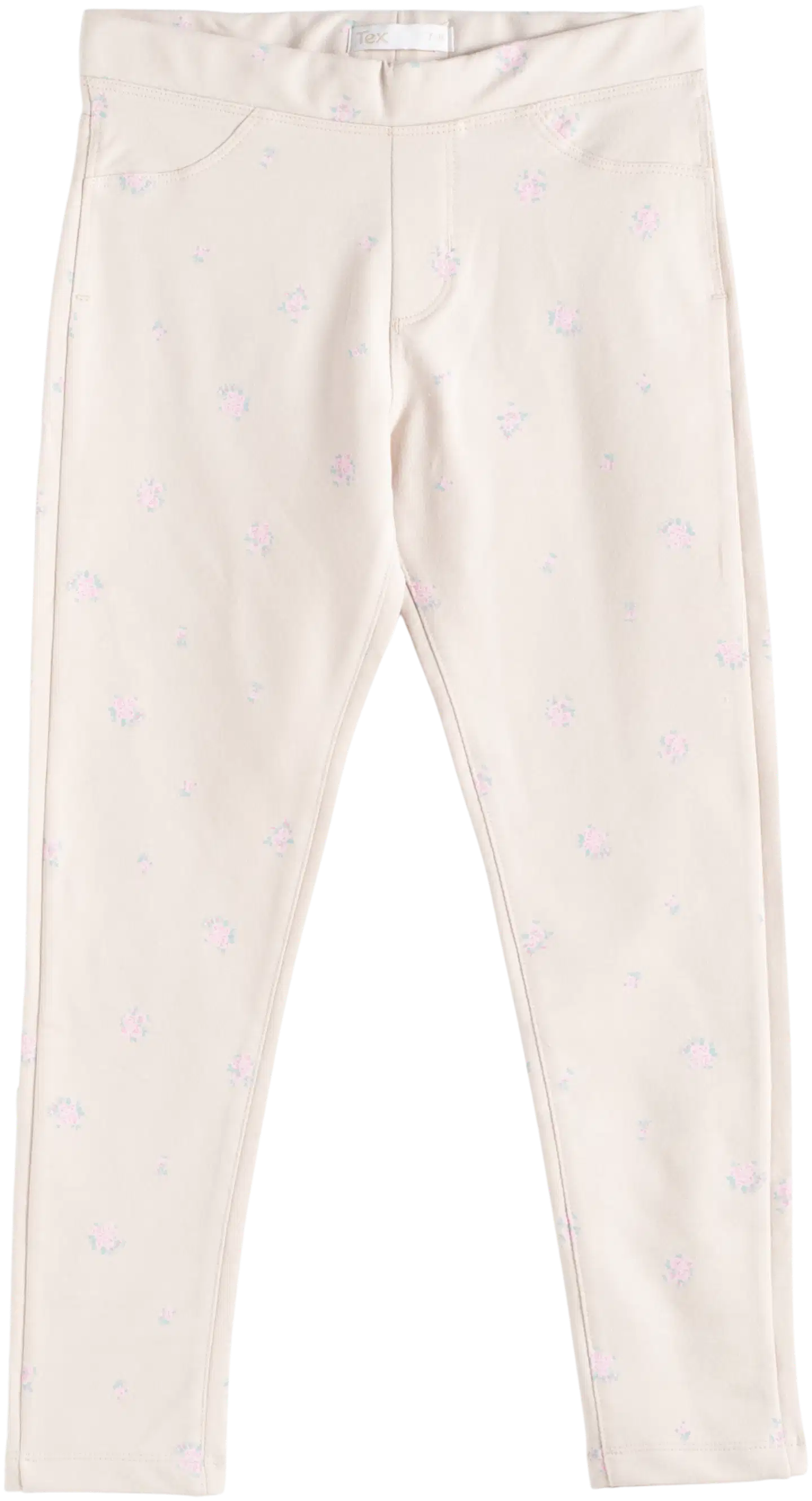 TEX lasten kukkaleggingsit I287669 - BEIGE - 3