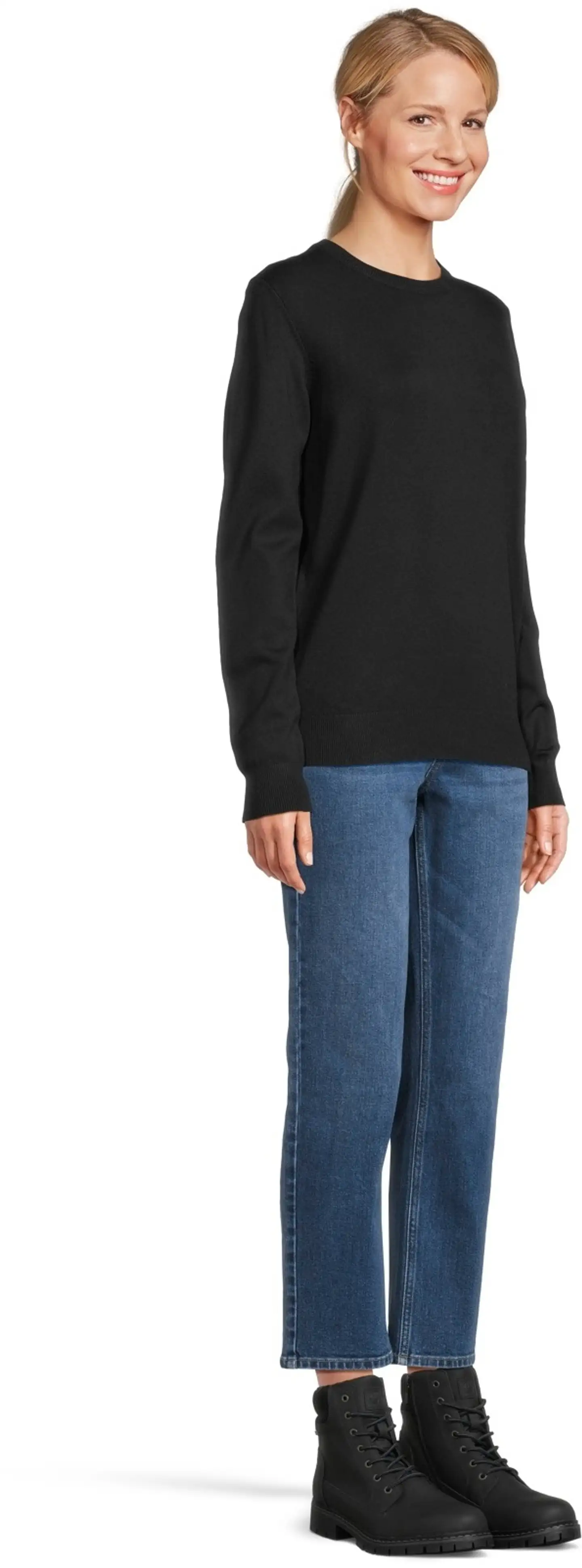 House naisten neulepaita Tina - Jet Black - 4