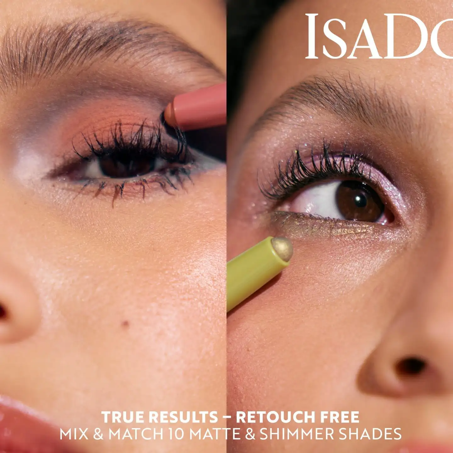 Isadora The Shimmer Eyeshadow Stick Longwear & Water-Resistant luomiväripuikko 42 Lavender Vibe 1,2 g - 42 Lavender Vibe - 9