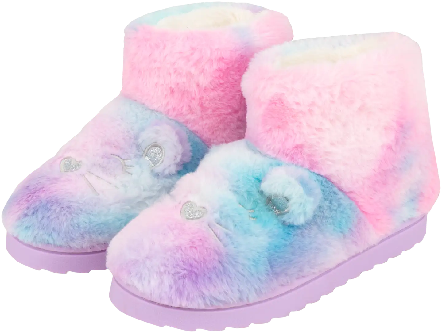 TEX lasten korkeavartiset kissatossut I996329 - Lilac - 1