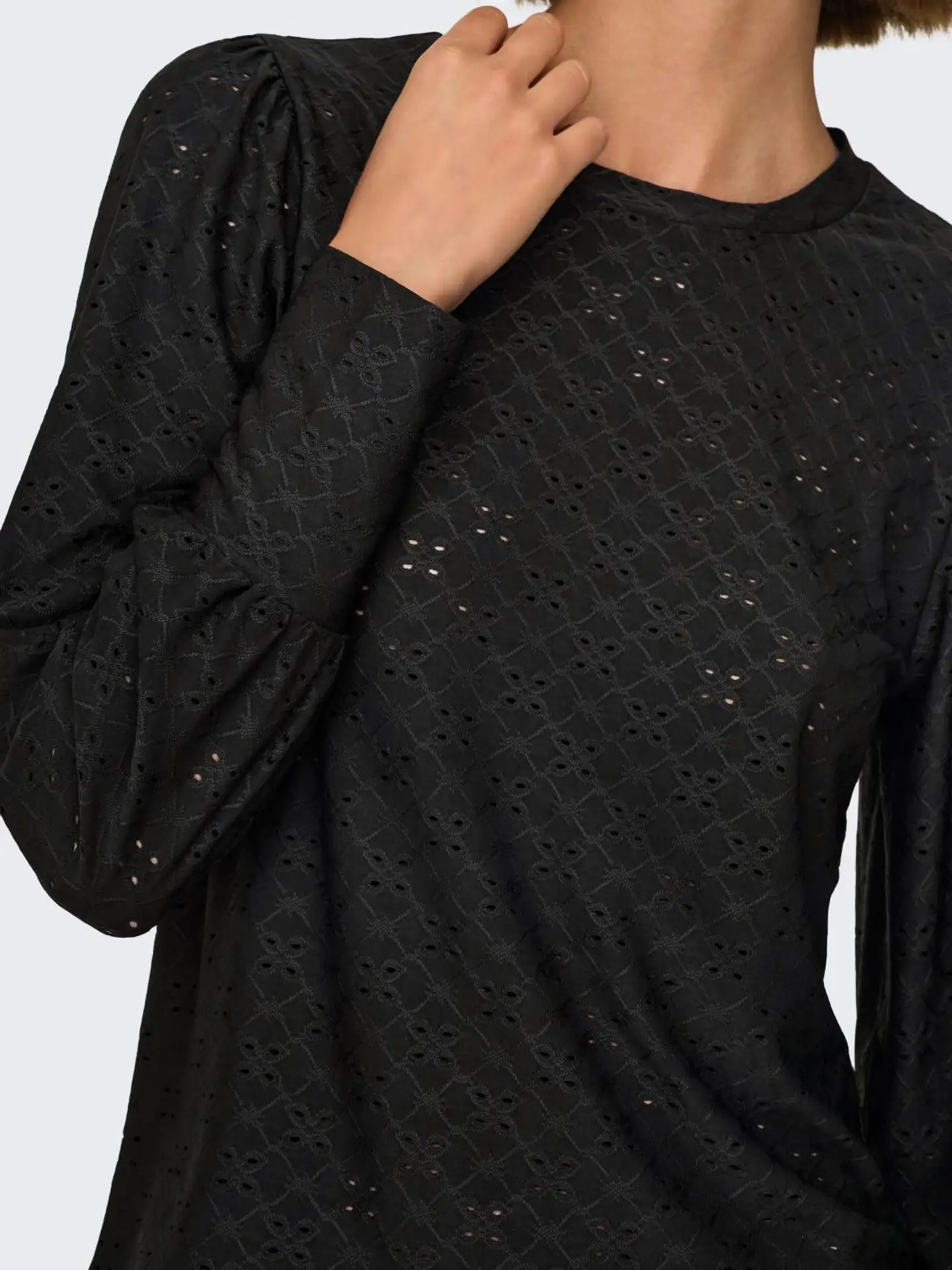 JDY naisten ajaton brodeerattu paita Jdycathinka - BLACK - 7
