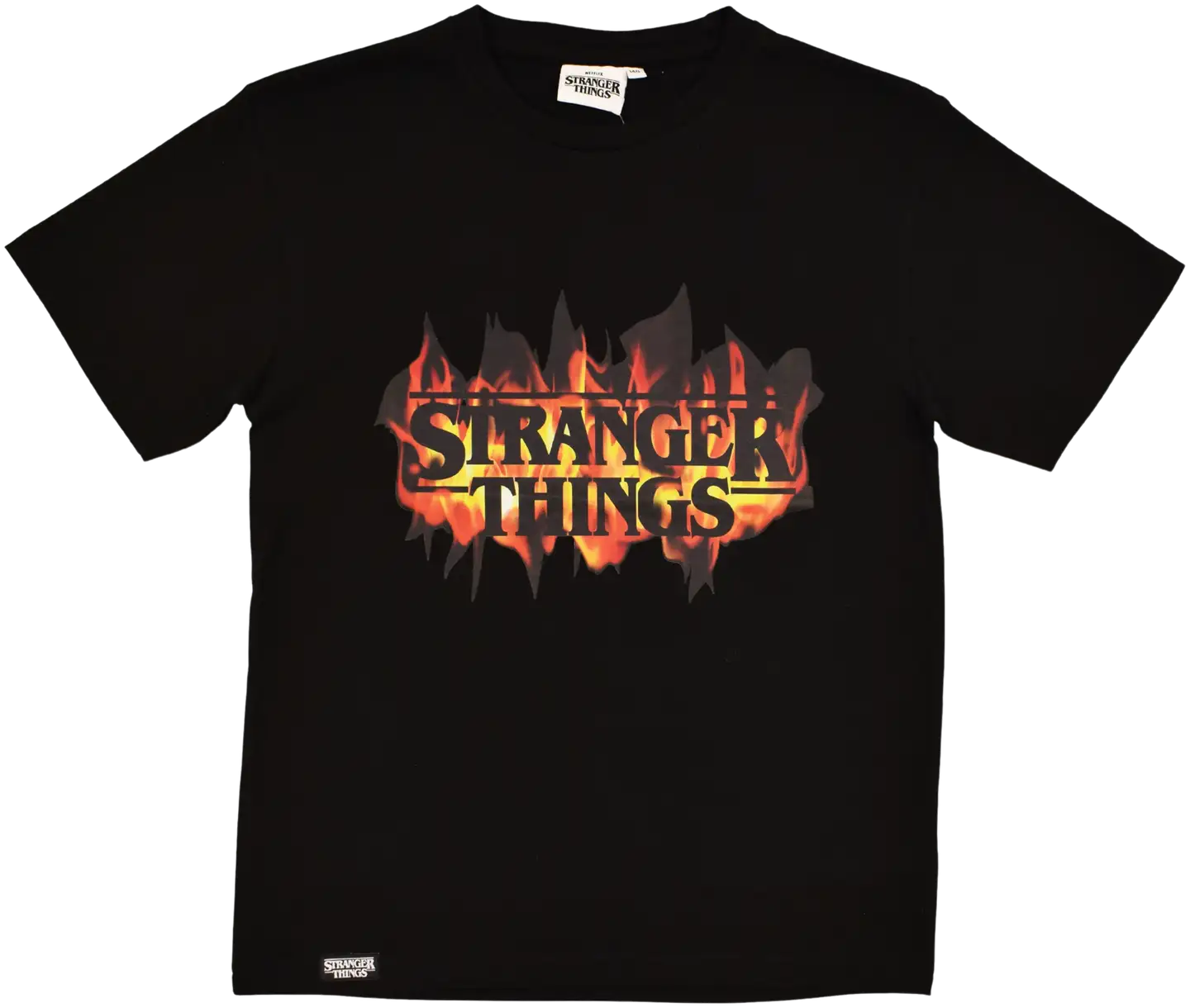 Stranger things nuorten t-paita - BLACK