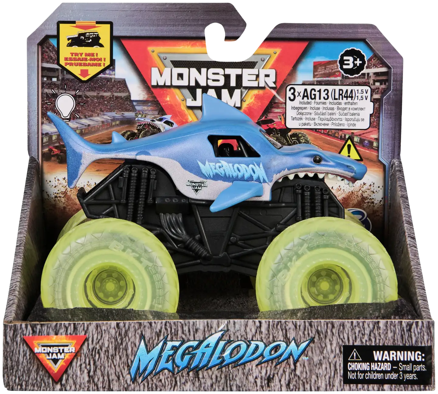 Monster Jam 1:43 Valaistuvat renkaat auto - 3